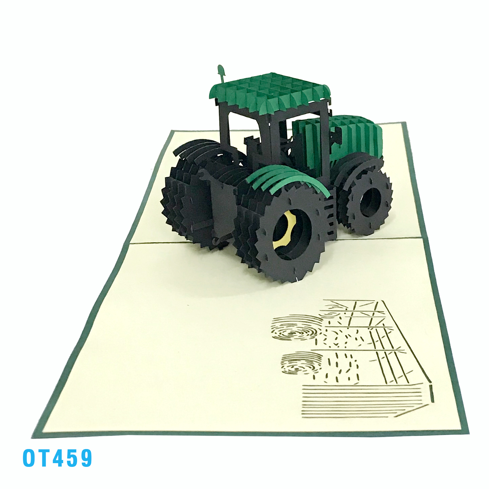 Tractor Pop Up Card