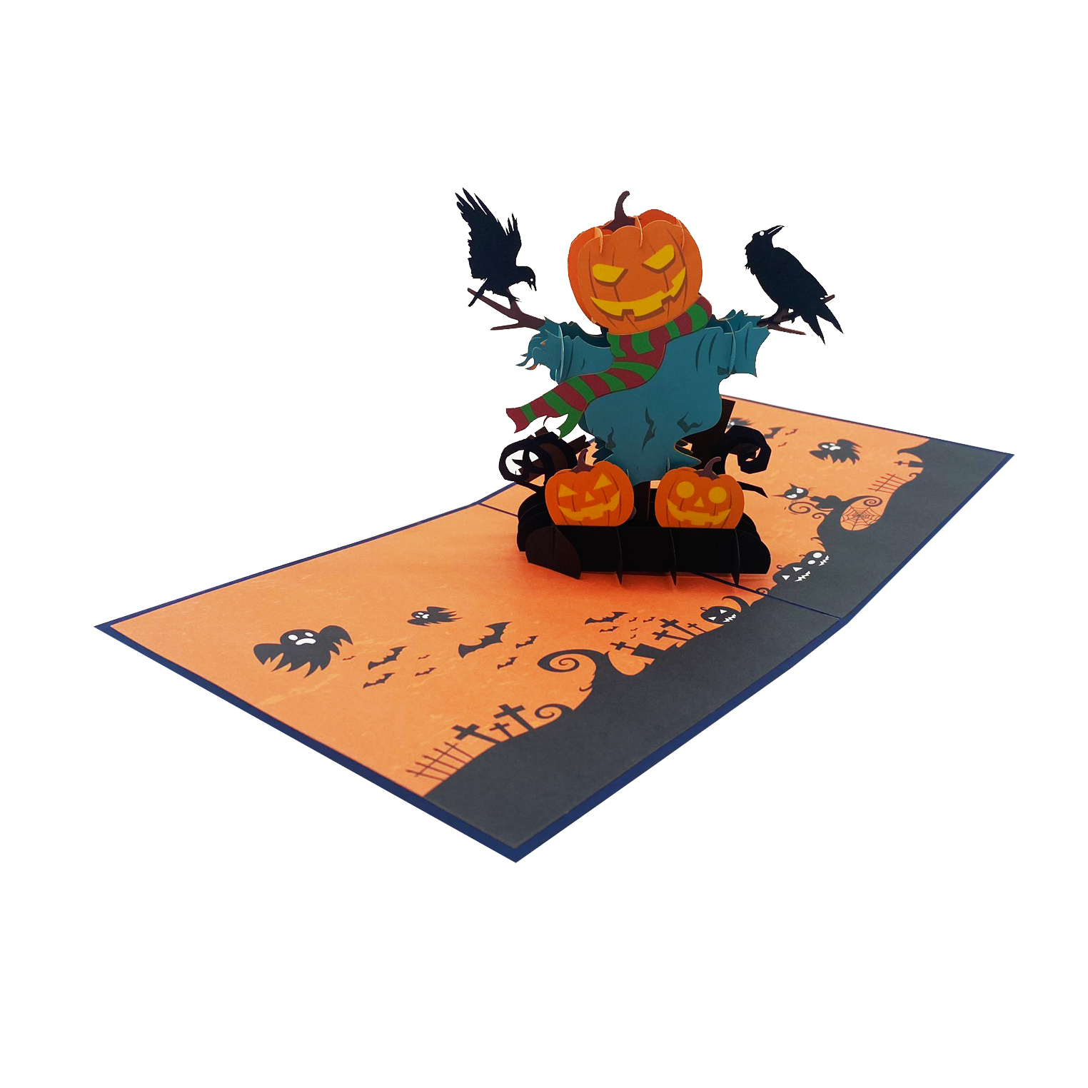 Halloween Pumpkin Pop Up Card