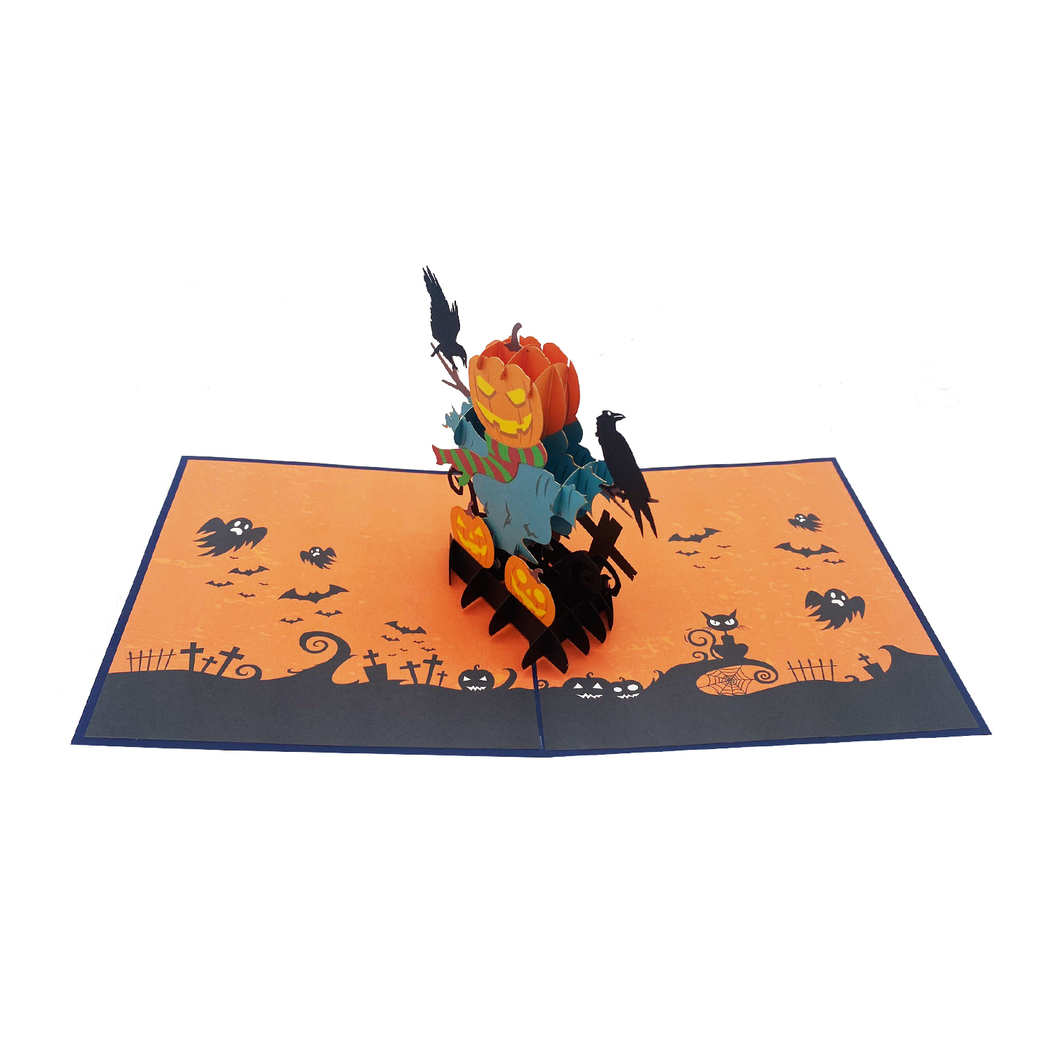 Halloween Pumpkin Pop Up Card