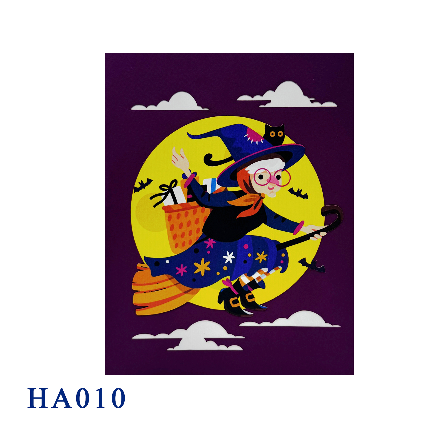 Halloween Witch Pop Up Card