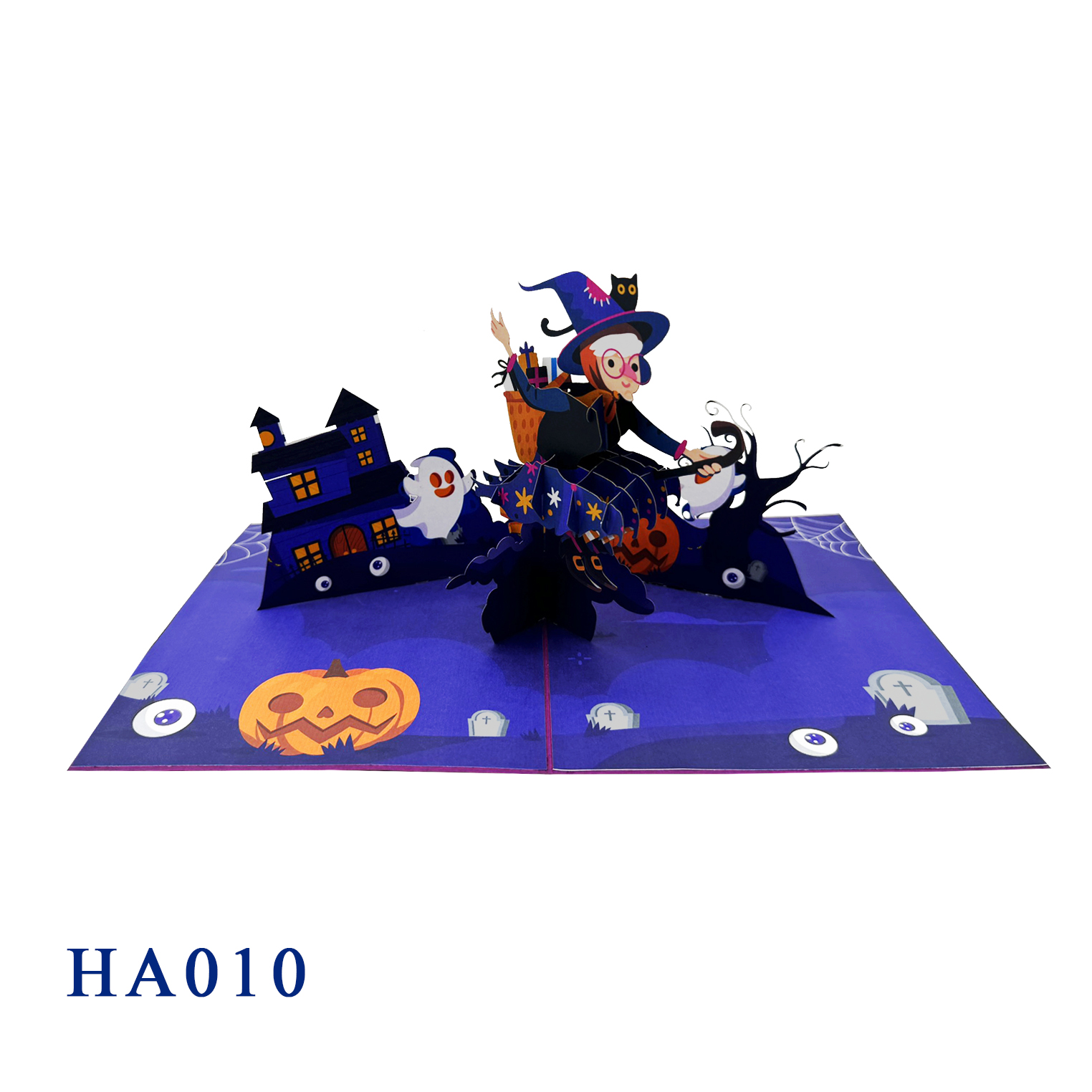 Halloween Witch Pop Up Card