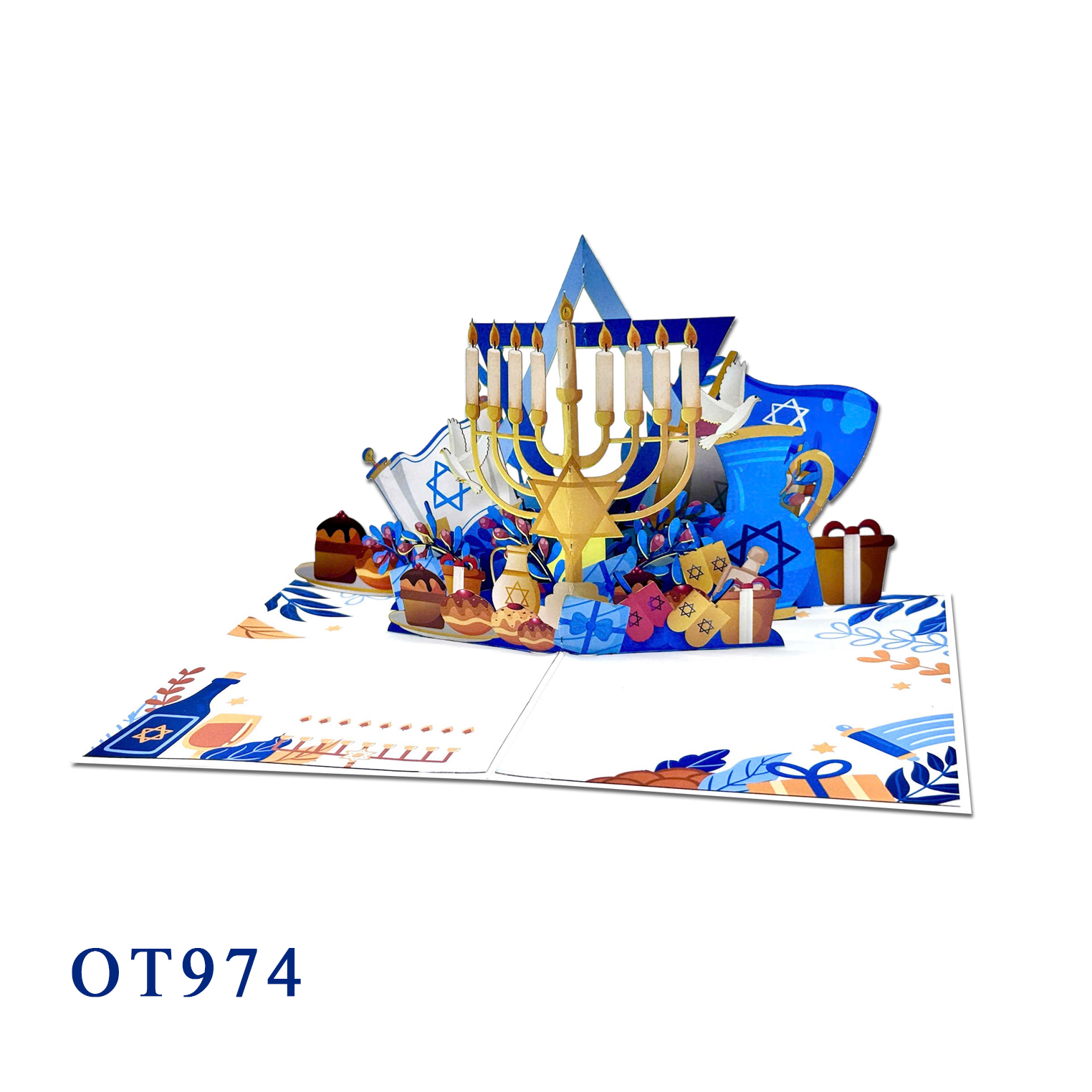 Hanukkah Pop-up Card