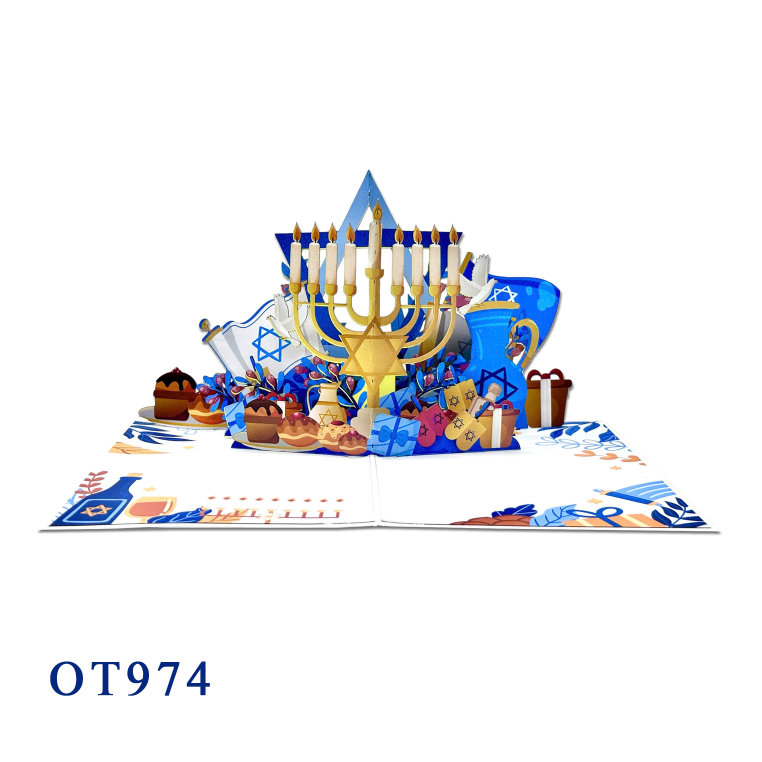 Hanukkah Pop-up Card