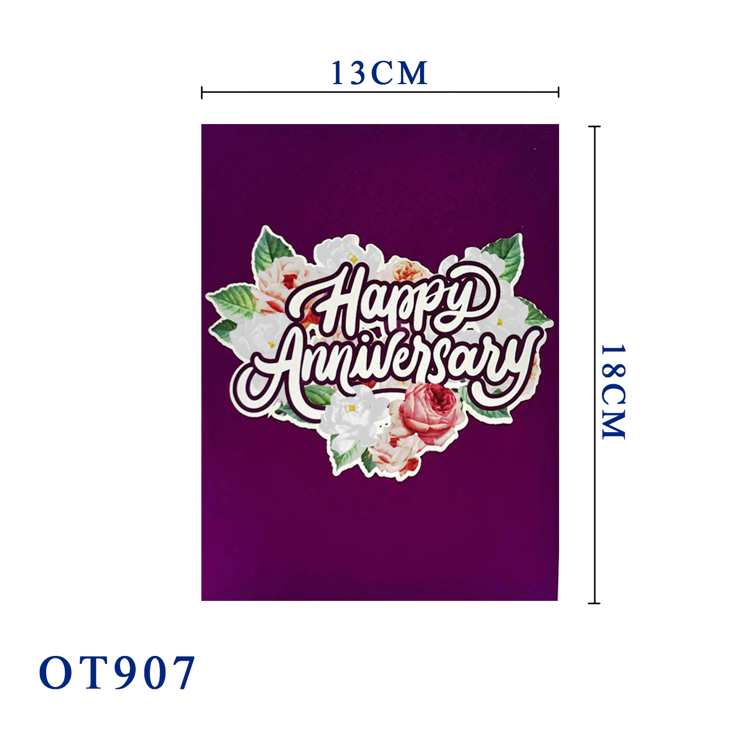 Happy Anniversary Pop Up Card