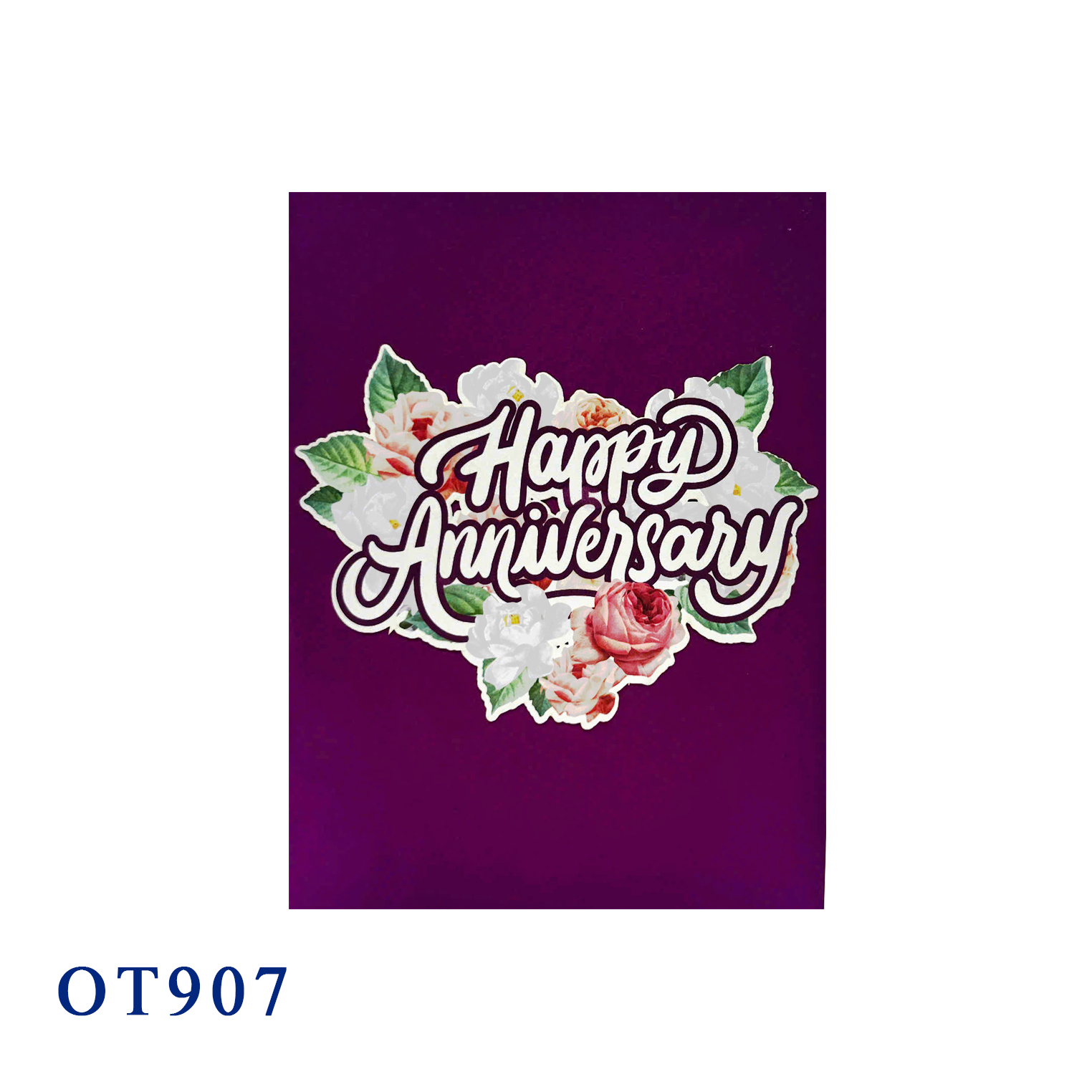 Happy Anniversary Pop Up Card