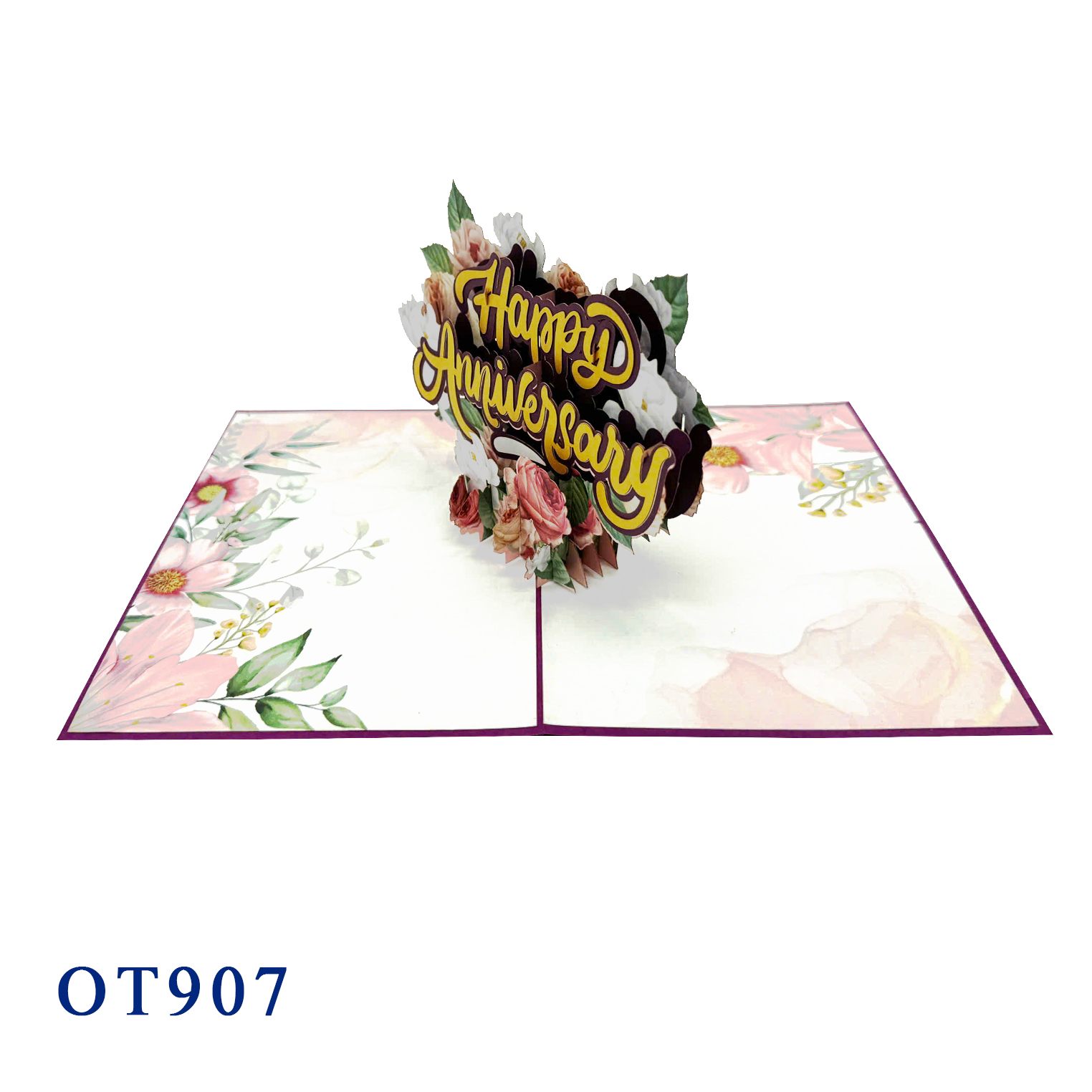 Happy Anniversary Pop Up Card