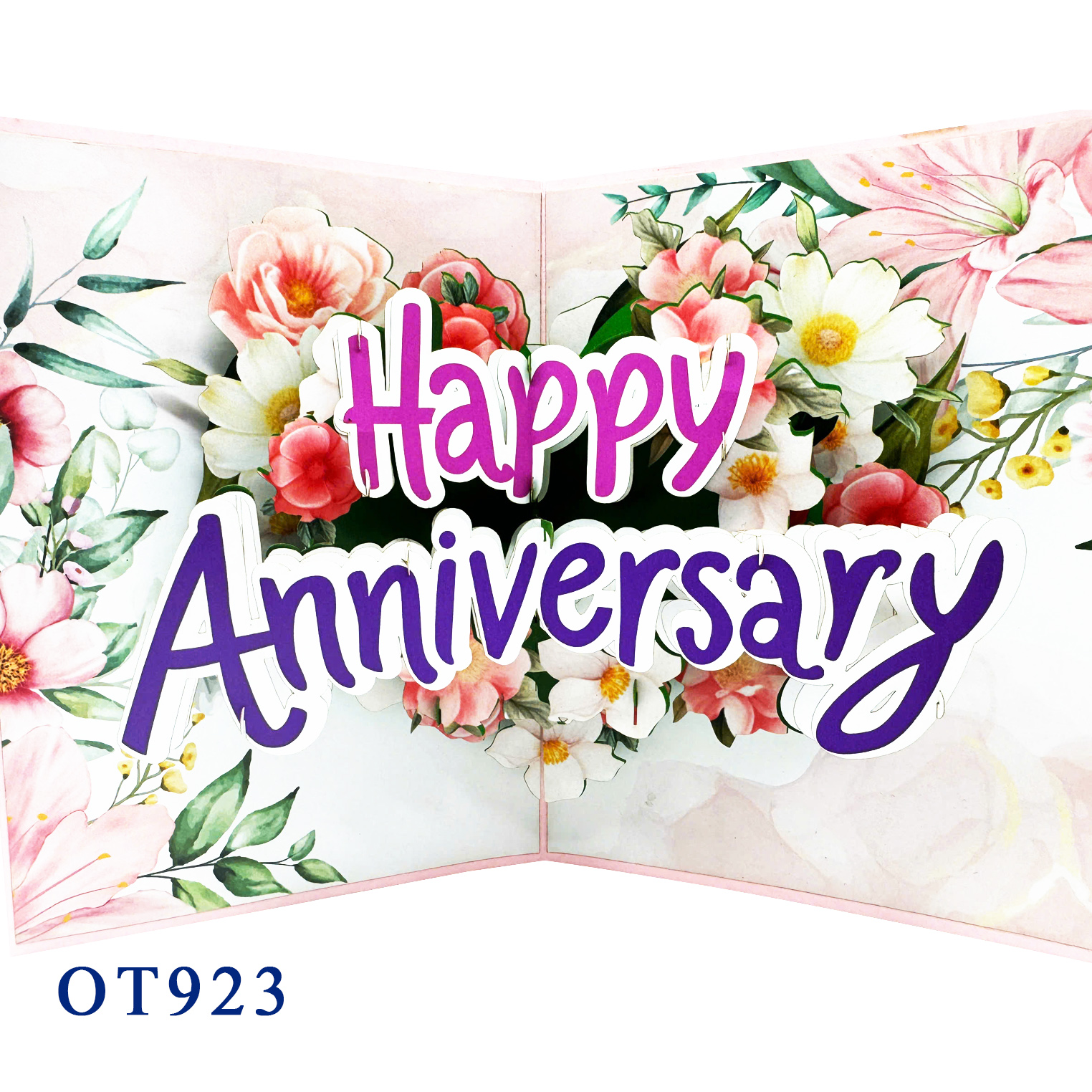 Happy Anniversary Pop Up Card