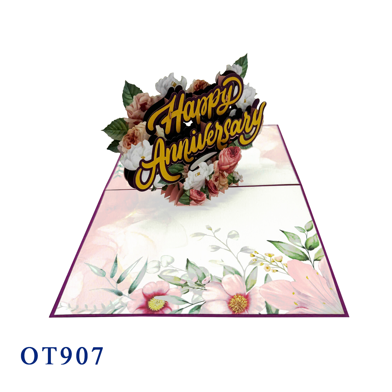 Happy Anniversary Pop Up Card