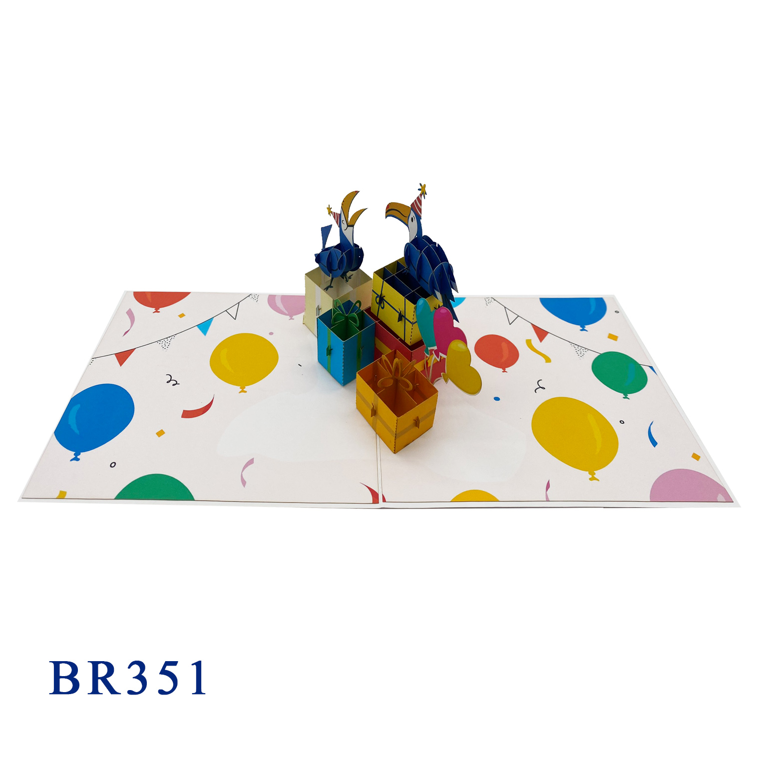 Happy Bird-day Pop Up Card