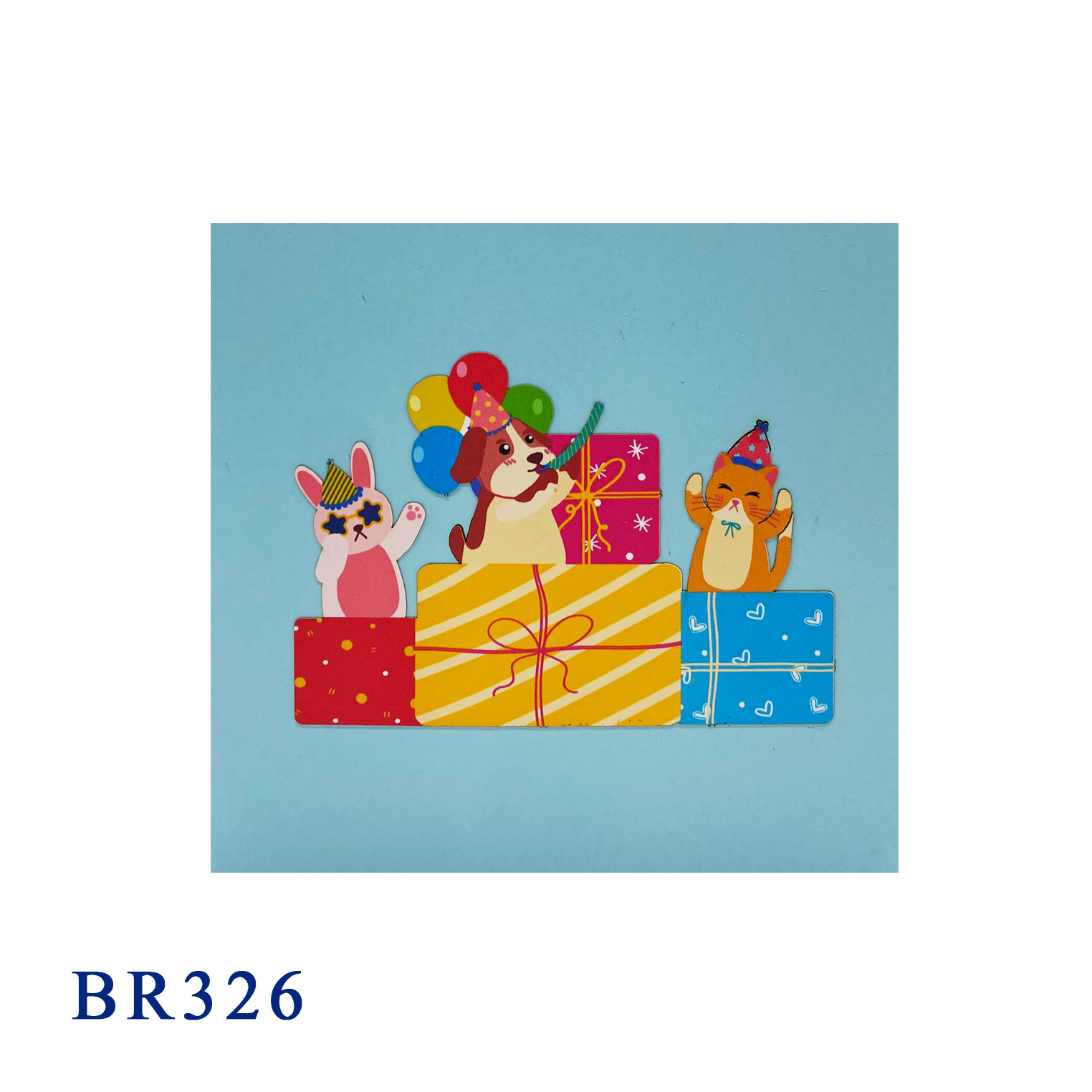 Happy Birthday Dogs & Cats Pop Up Card