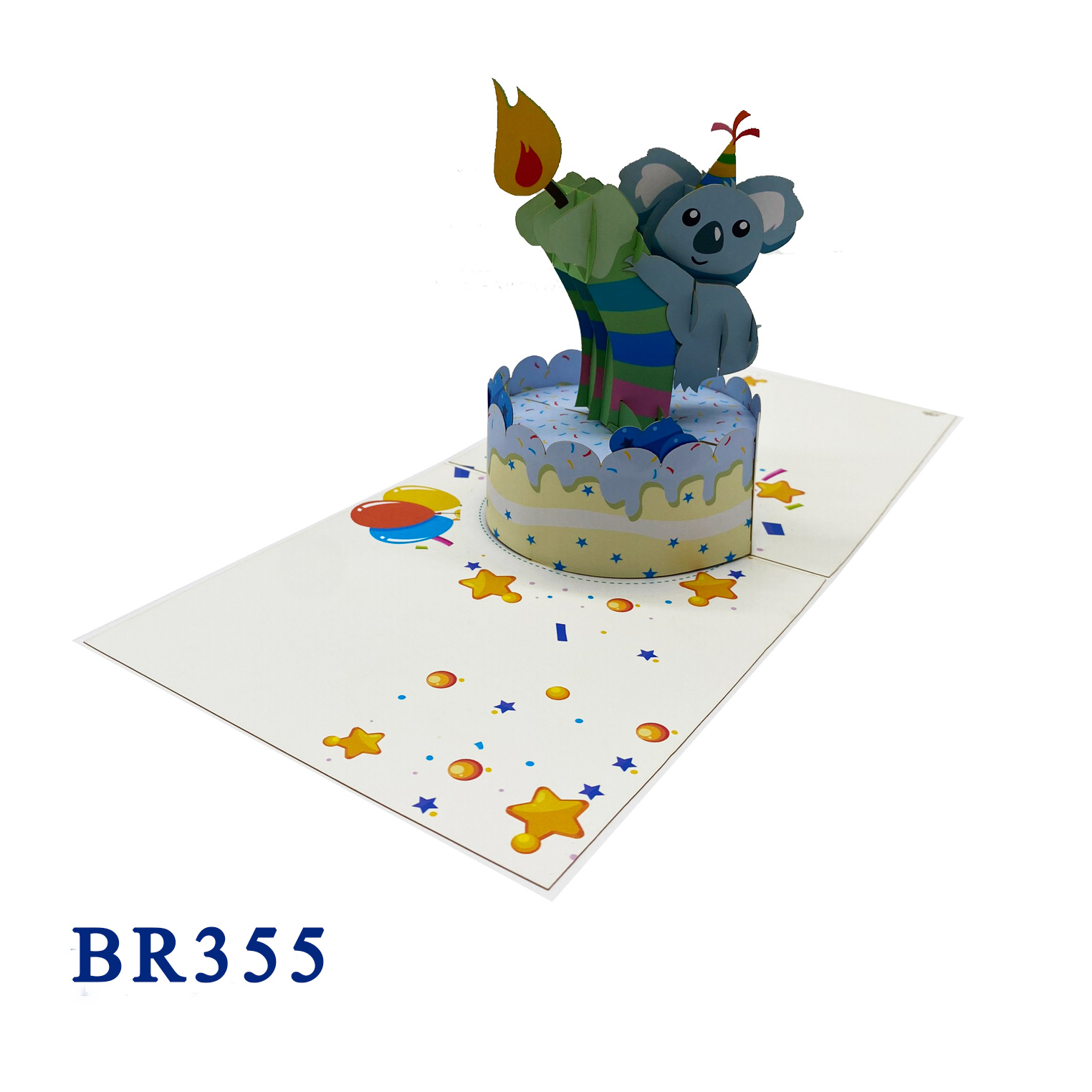 Happy Birthday Koala Pop Up Card