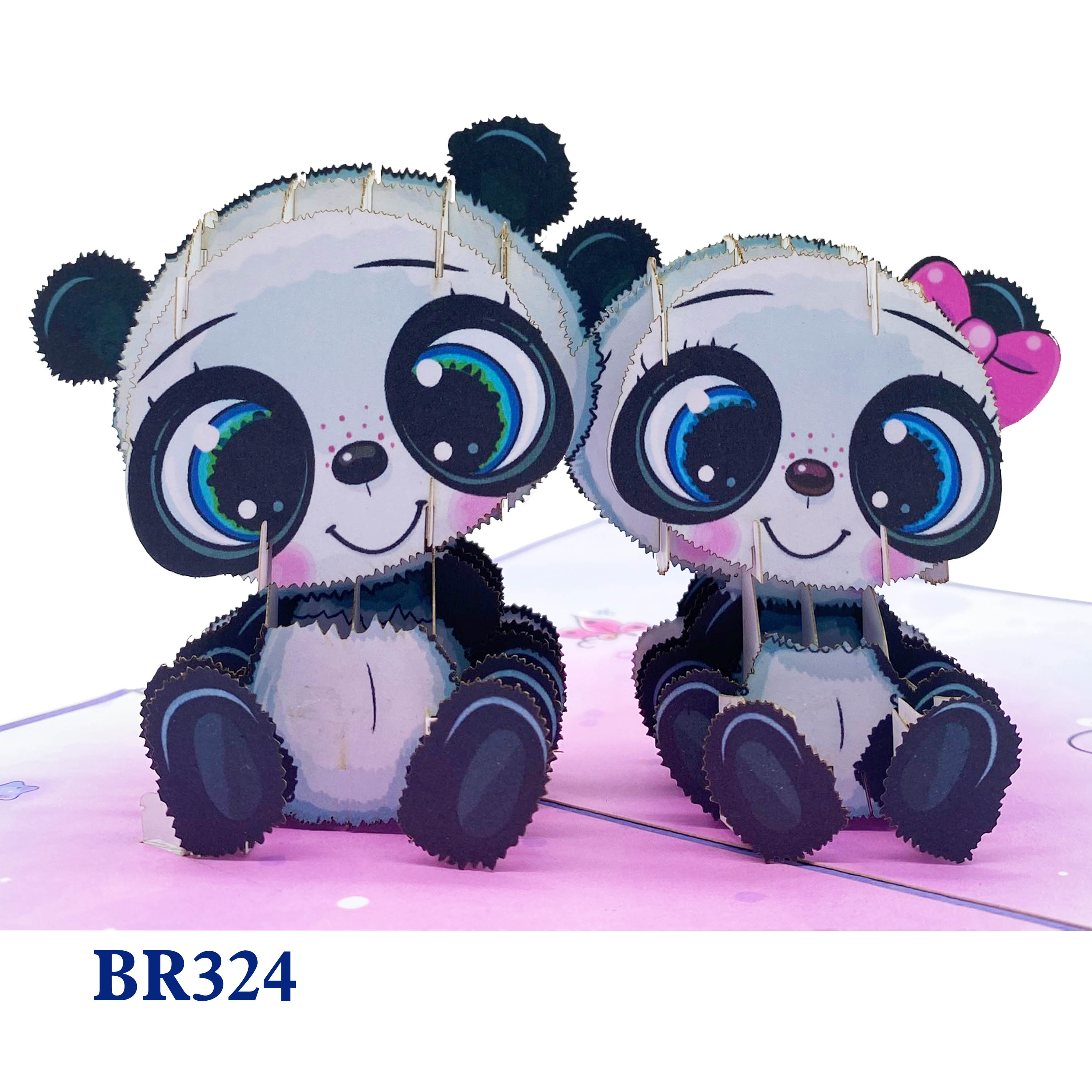 Happy Birthday Panda Pop Up Card