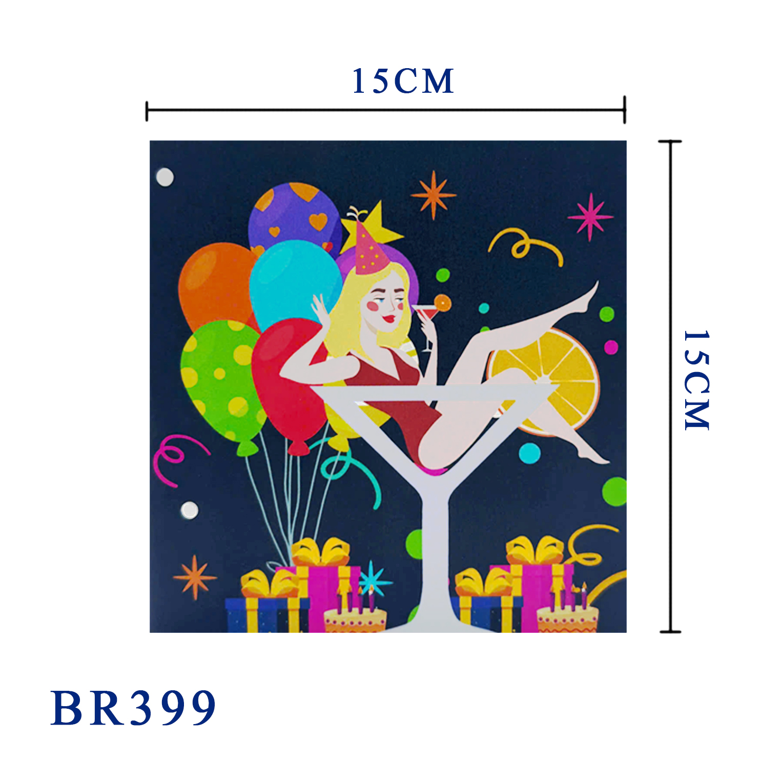 Happy Birthday Party Pop Up Card