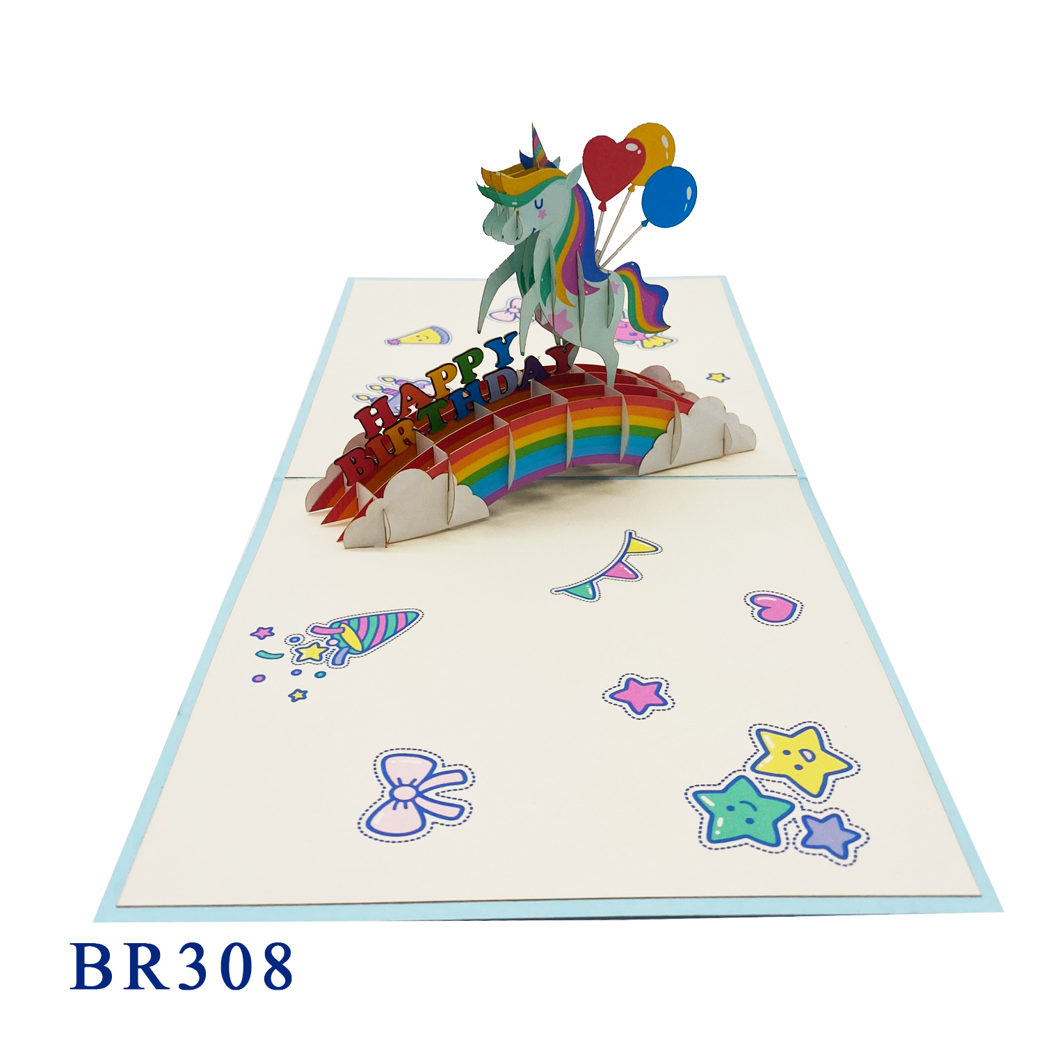 Happy Birthday Pony Pop Up Card