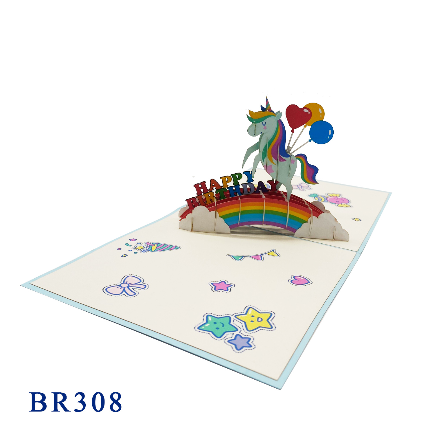 Happy Birthday Pony Pop Up Card