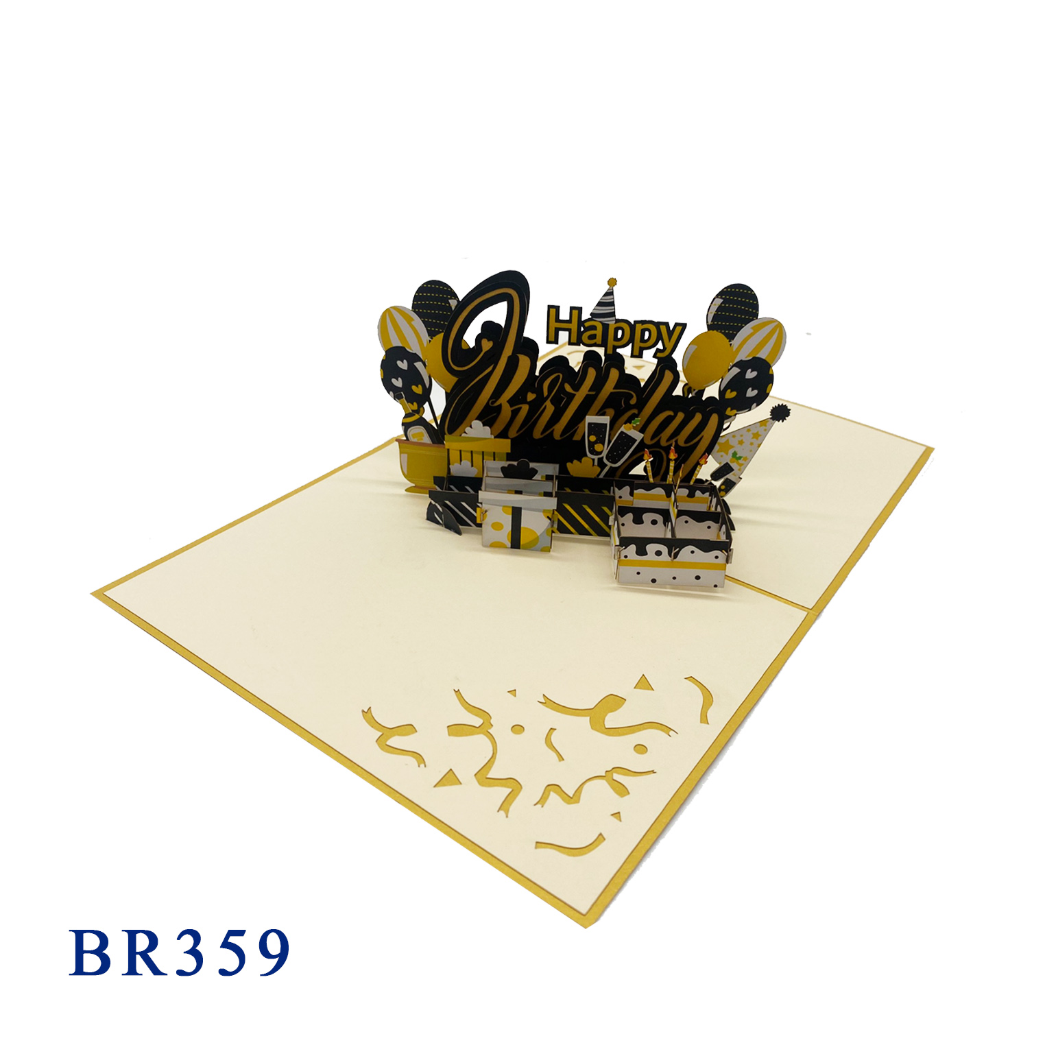 Happy Birthday For Men Pop Up Card