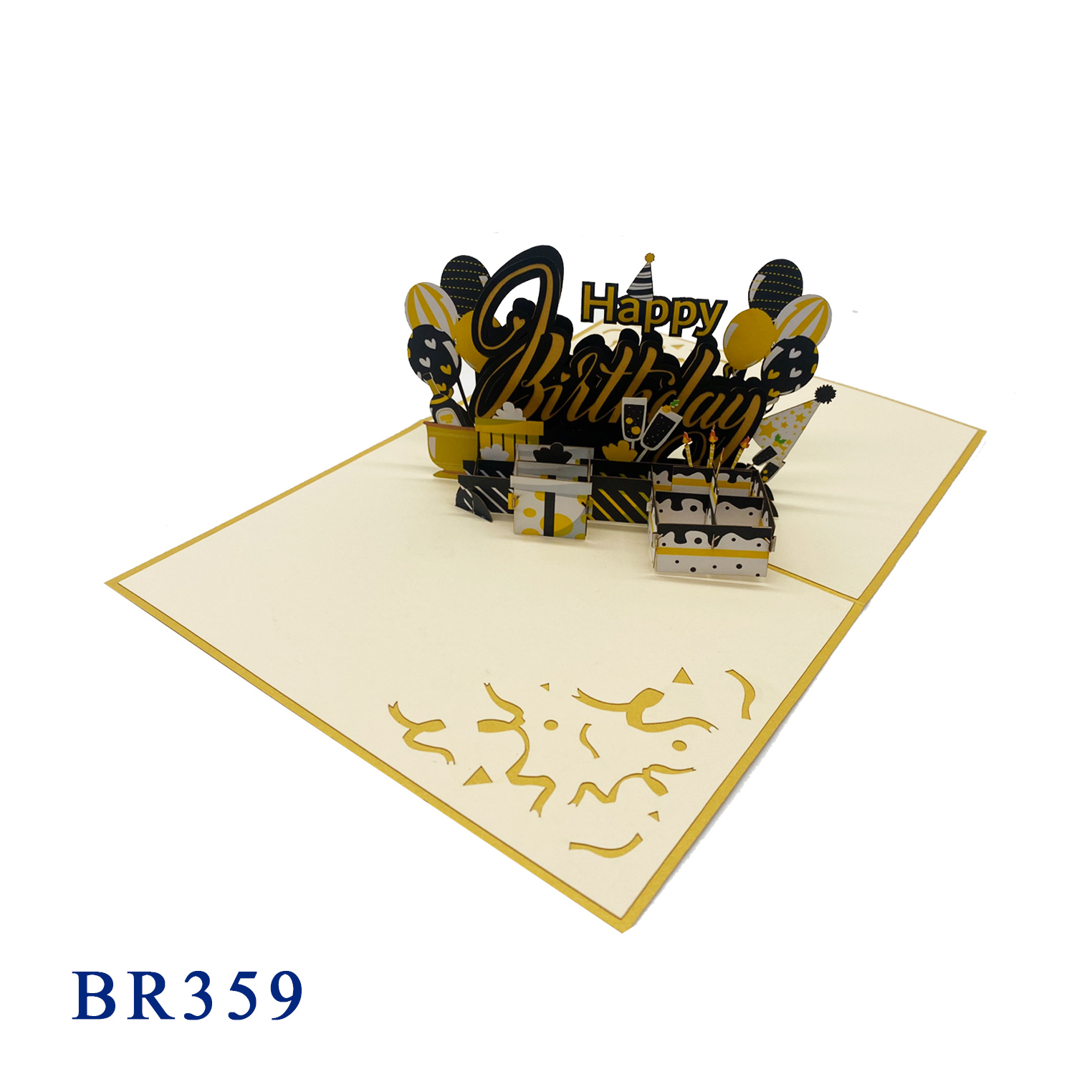 Happy Birthday For Men Pop Up Card