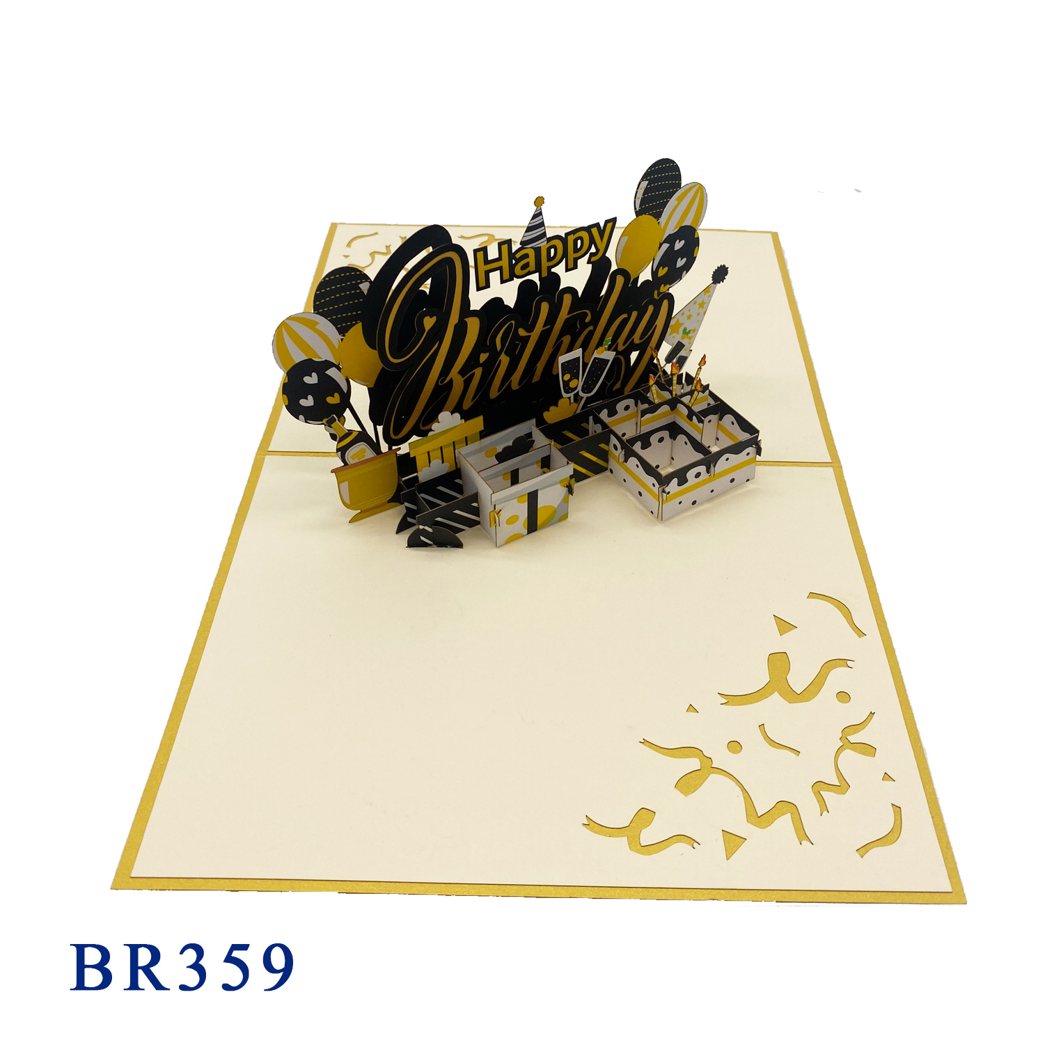 Happy Birthday For Men Pop Up Card