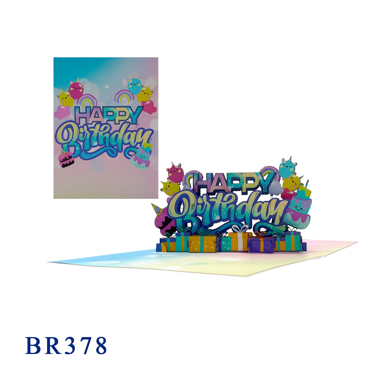 Happy Birthday Pop Up Greeting Card