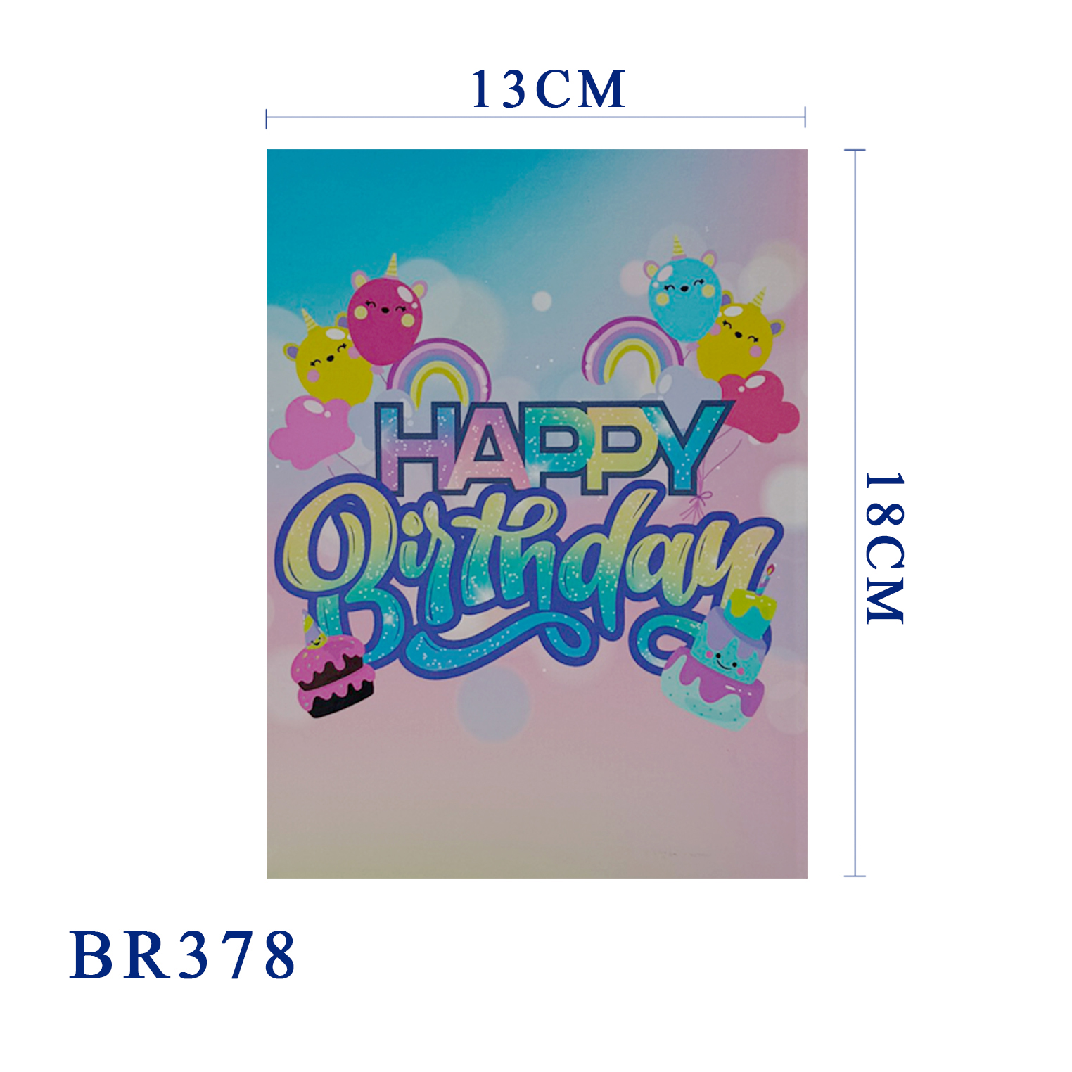 Happy Birthday Pop Up Greeting Card