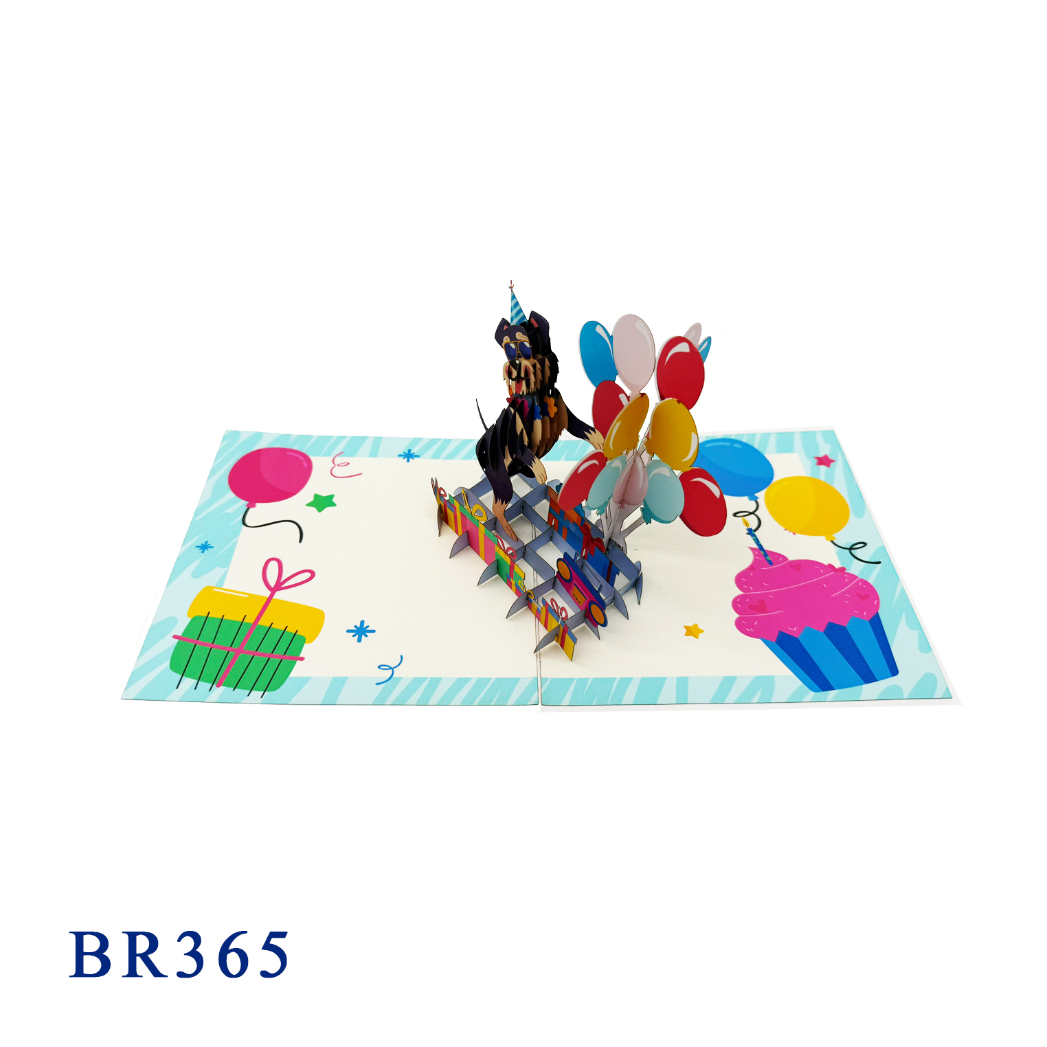 Happy Birthday Puppy Pop Up Card