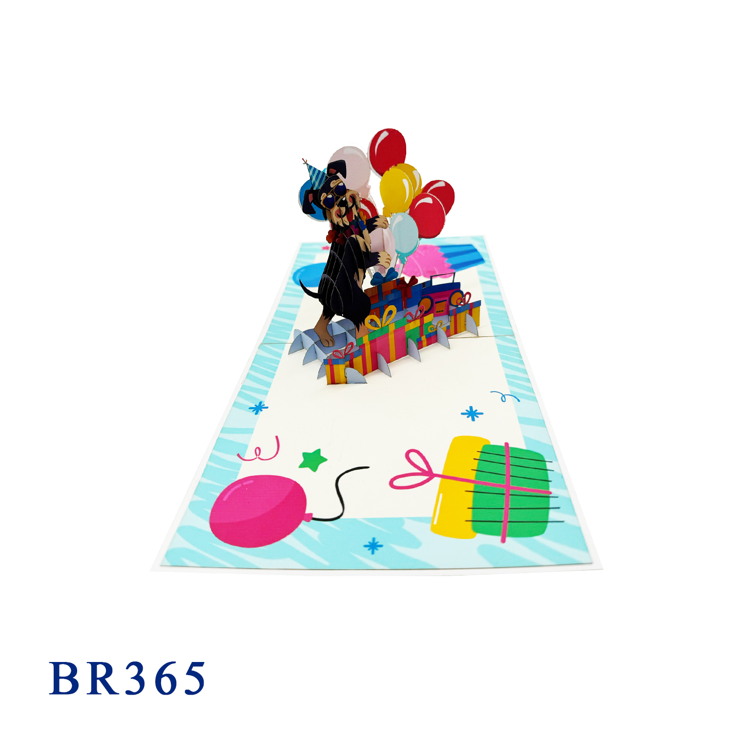 Happy Birthday Puppy Pop Up Card