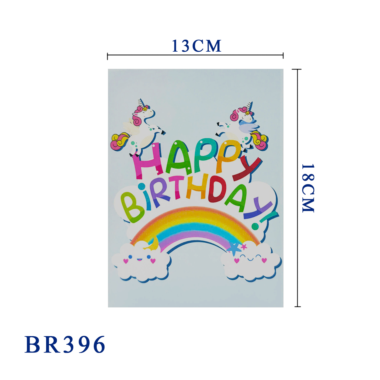 Happy Birthday Rainbow Pop Up Card
