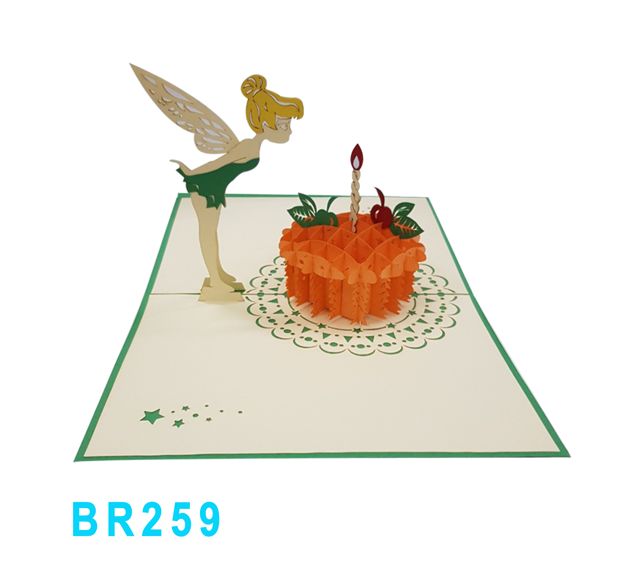 Birthday Tinkerbell Pop Up Card