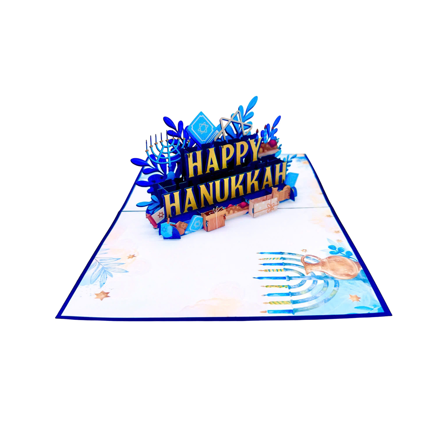 Happy Hanukkah Pop-up Card