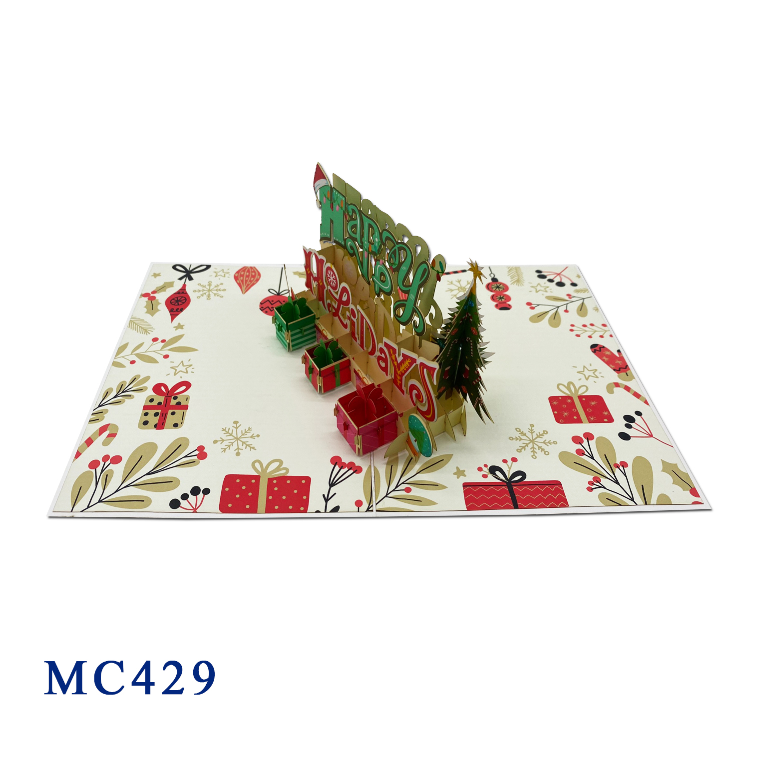 Happy Holiday Pop Up Card