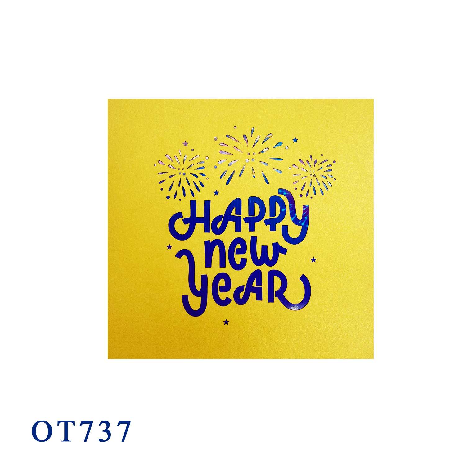 Happy New Year Pop Up Card