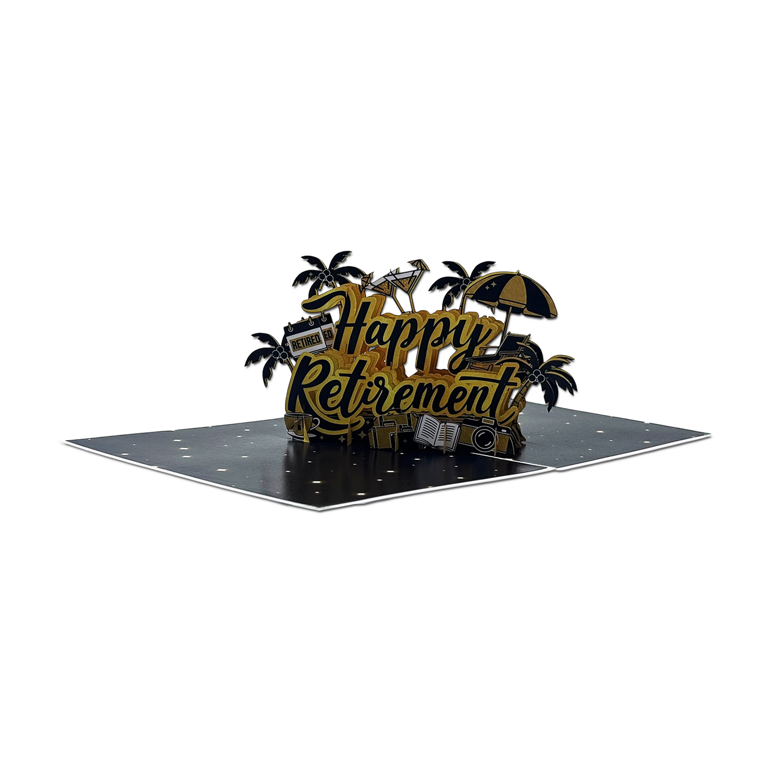 Happy Retirement Pop-up Card