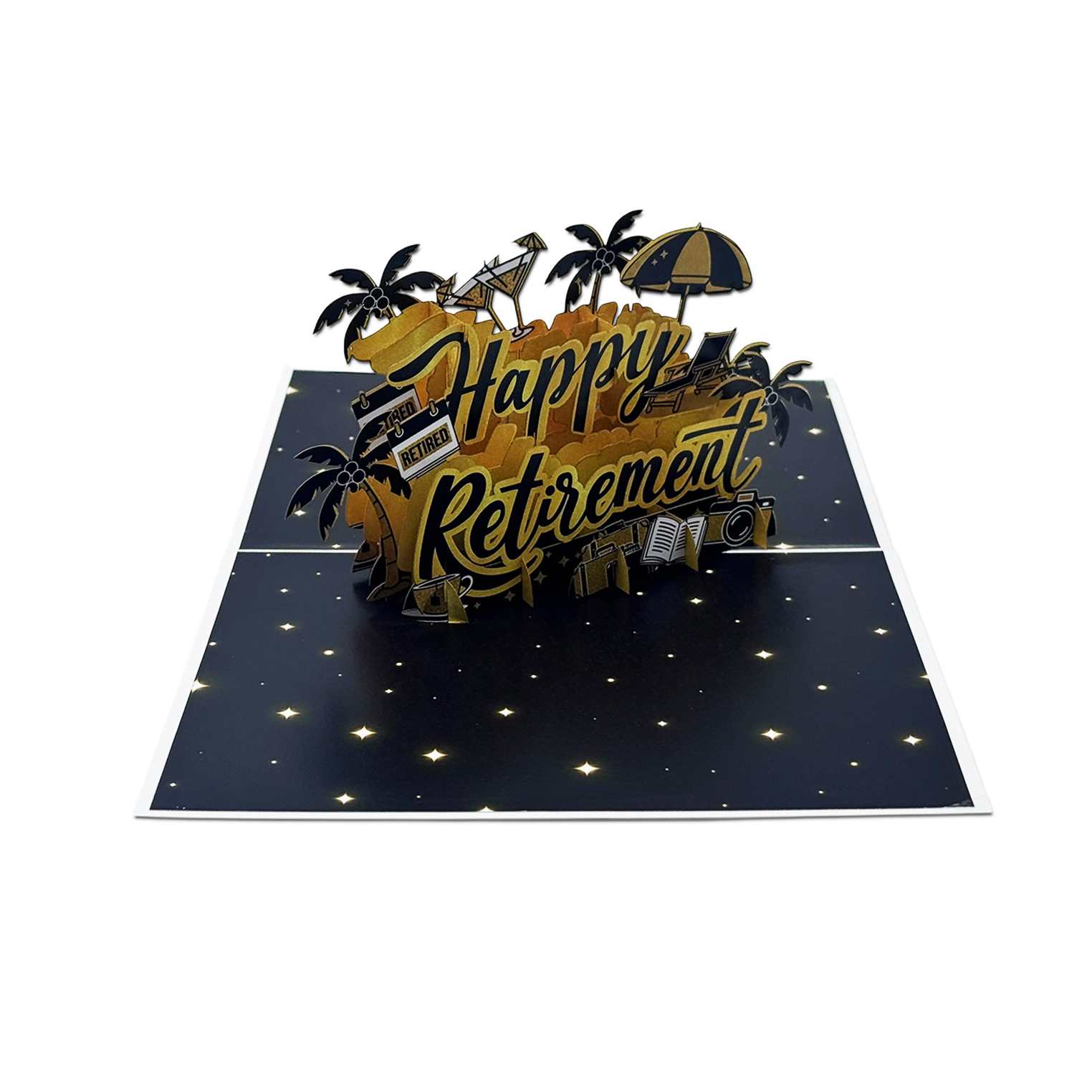 Happy Retirement Pop-up Card