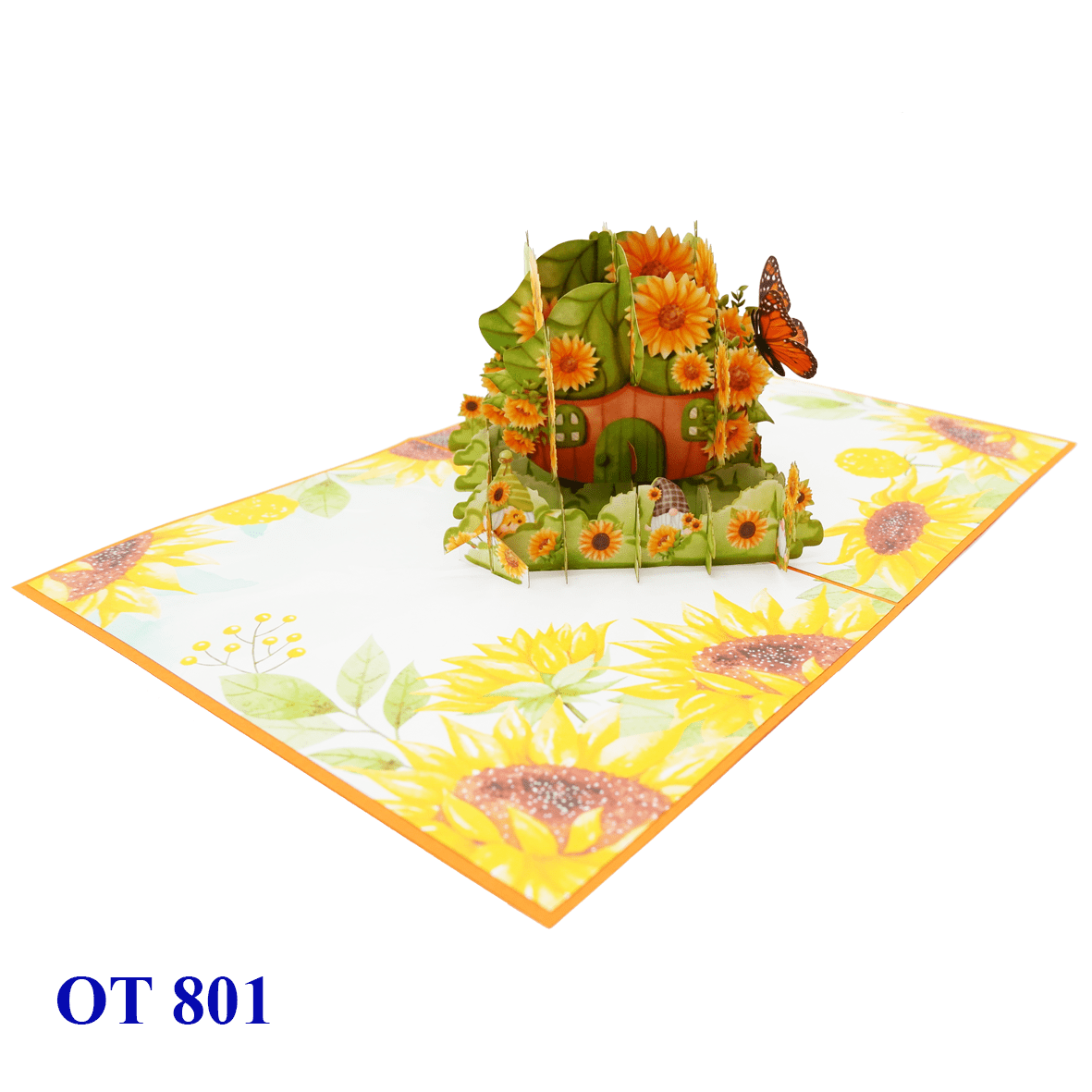 Happy Spring Gnome Pop Up Card