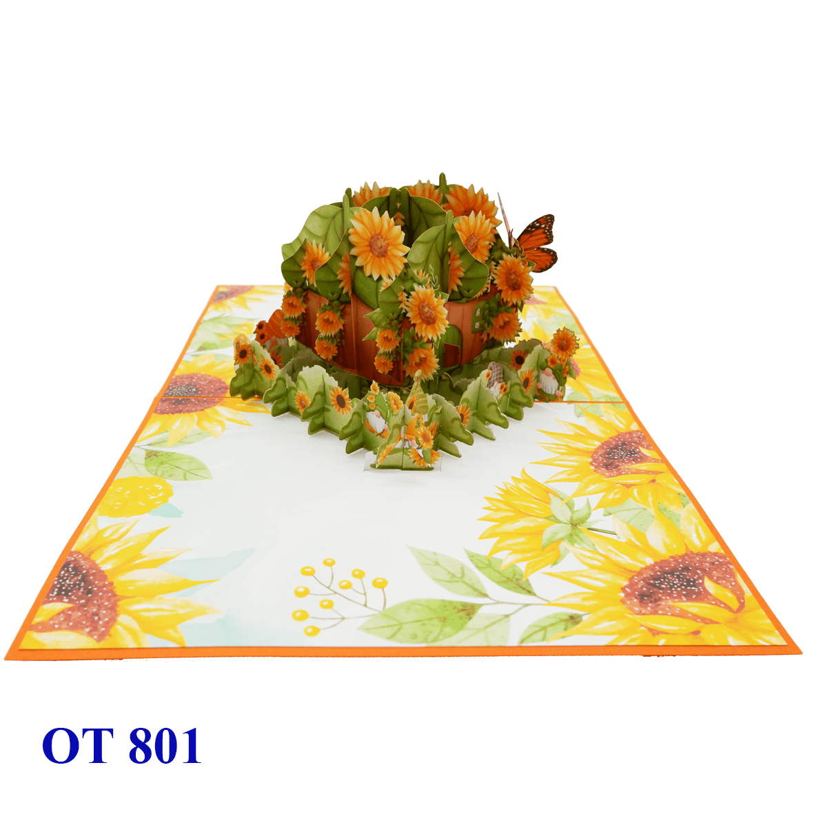 Happy Spring Gnome Pop Up Card