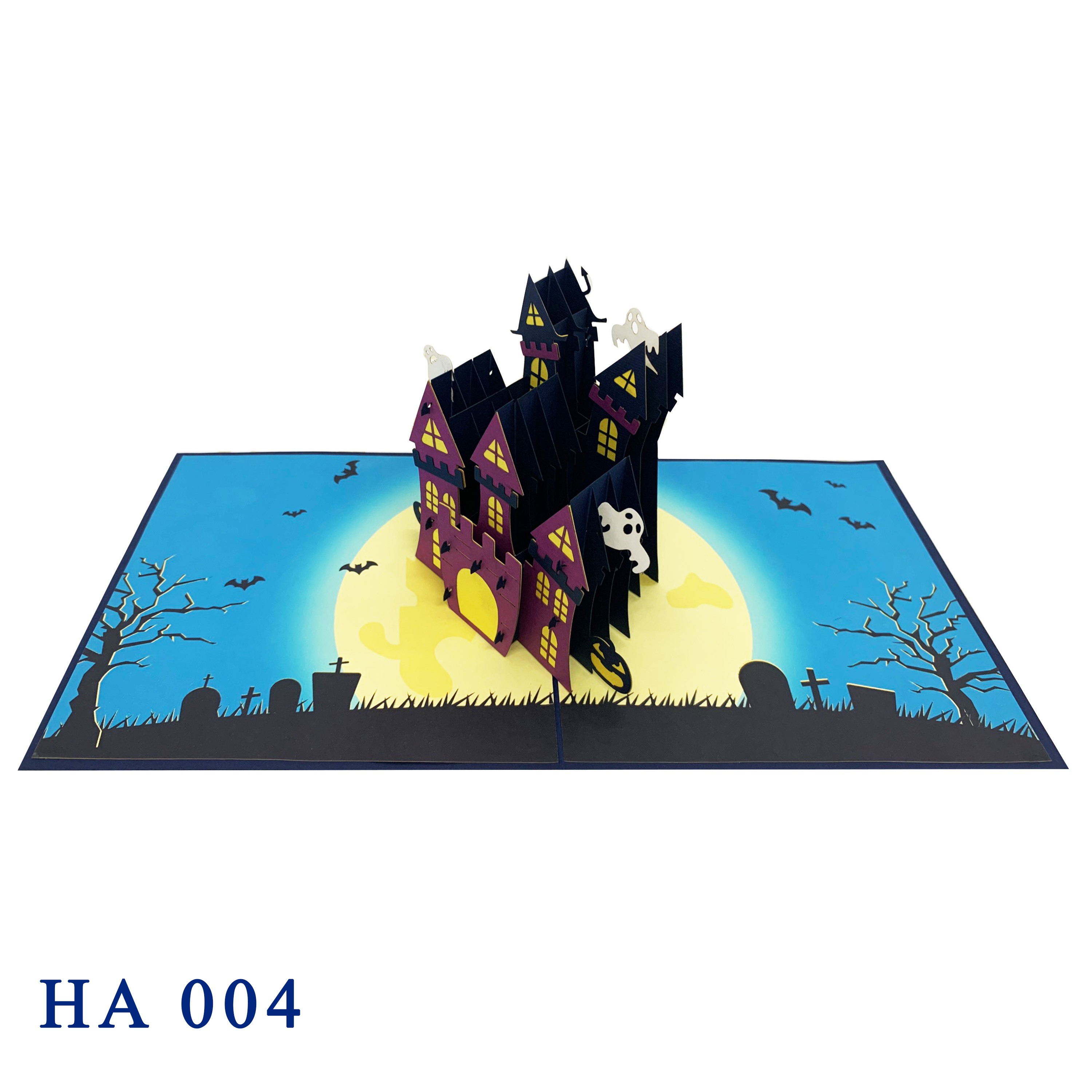 Haunted House Halloween Pop Up Card