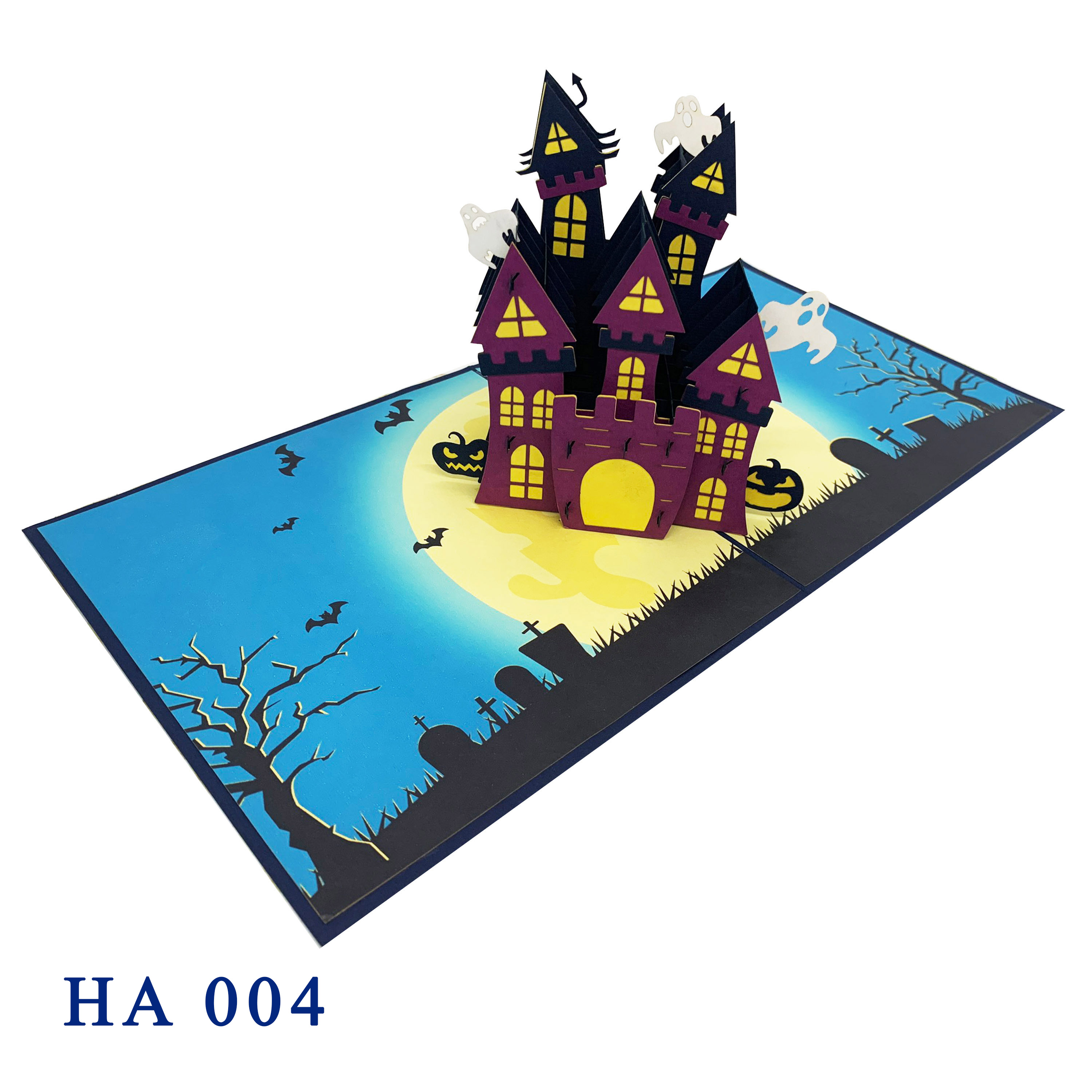 Haunted House Halloween Pop Up Card