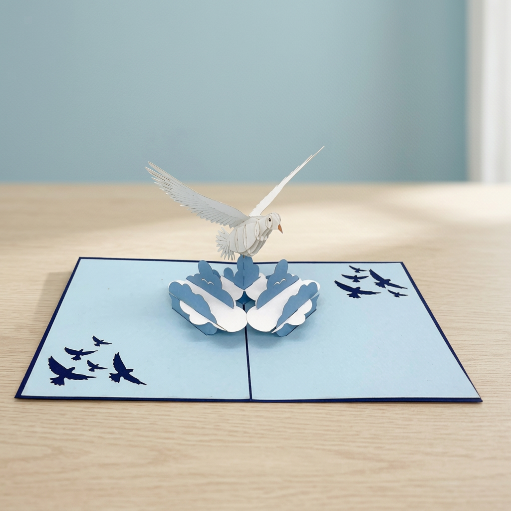 Dove Pop Up Card