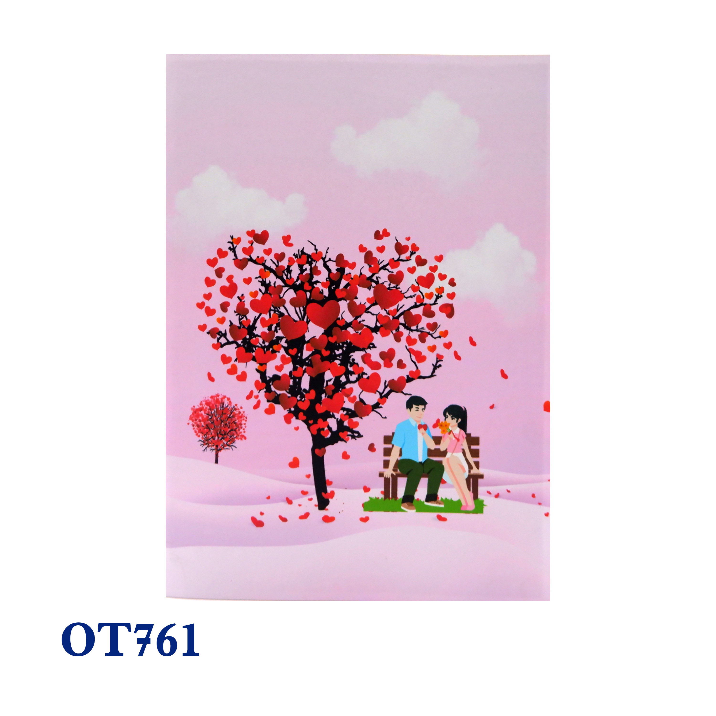 Hearts Tree Pop Up Card