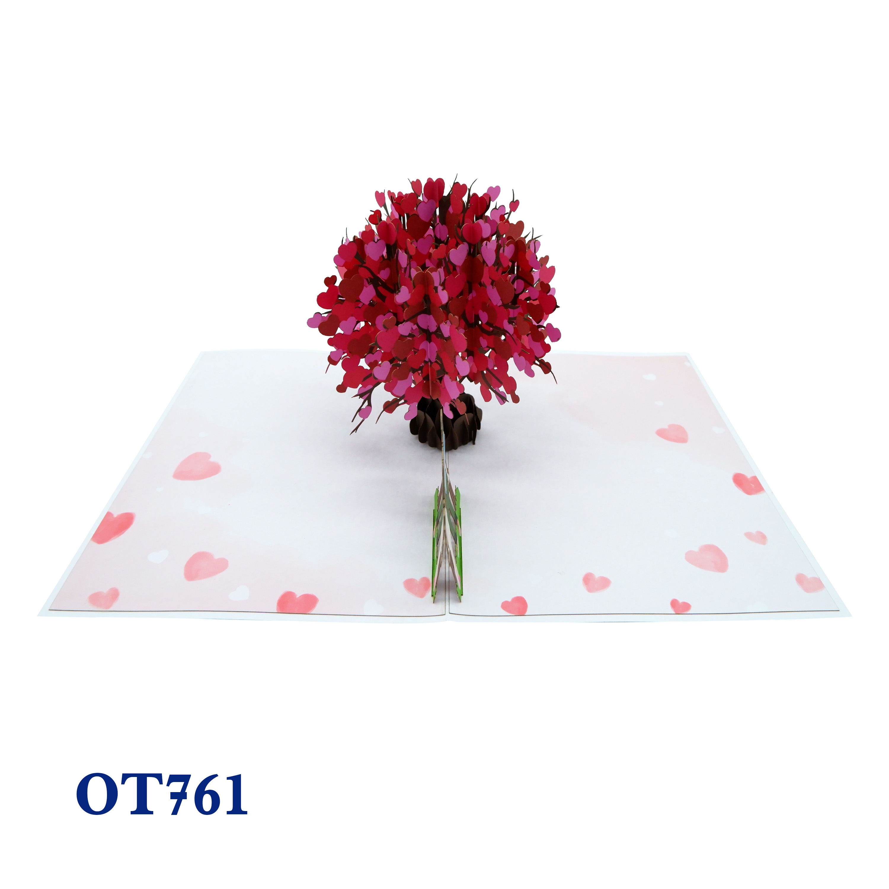 Hearts Tree Pop Up Card