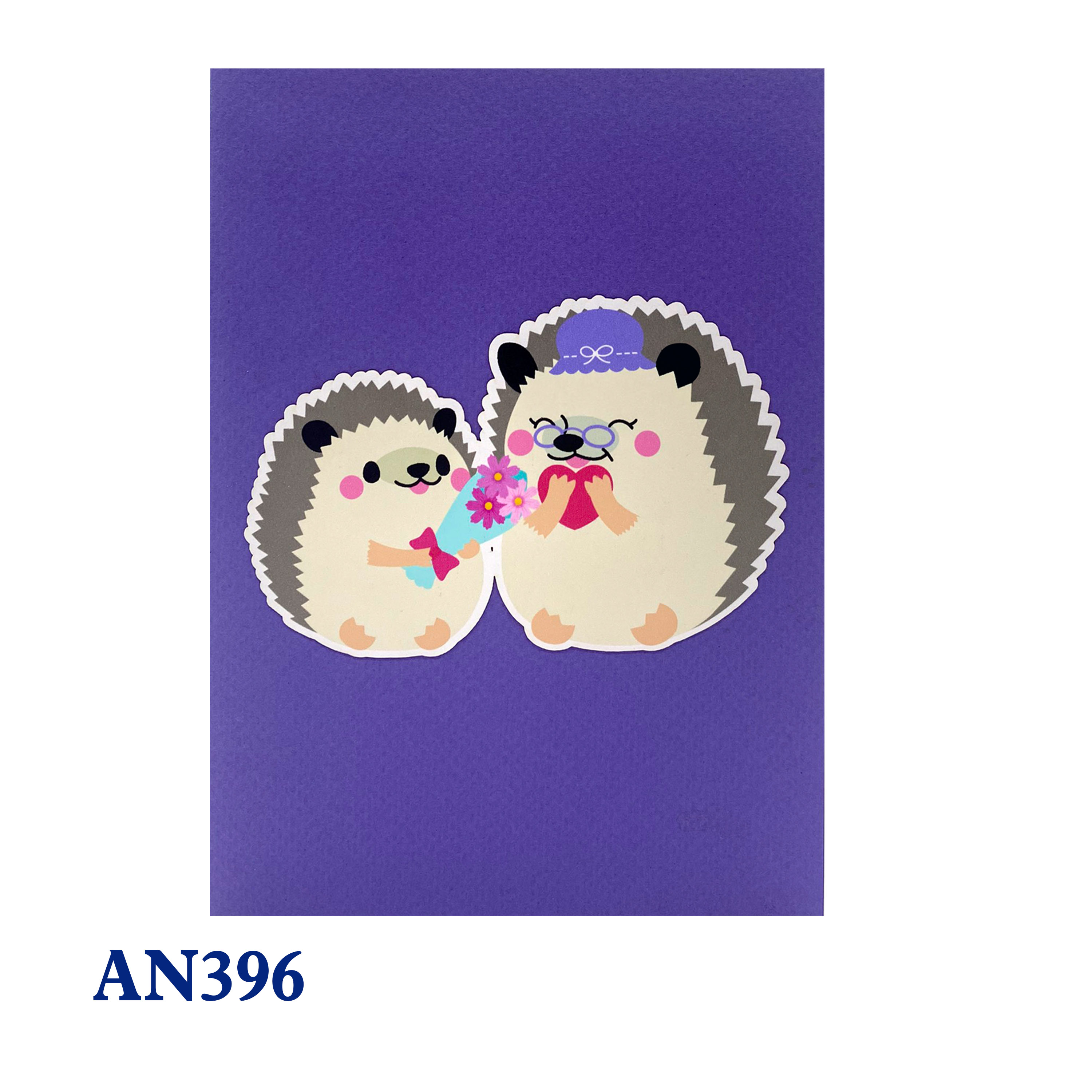 Hedgehogs Pop Up Card