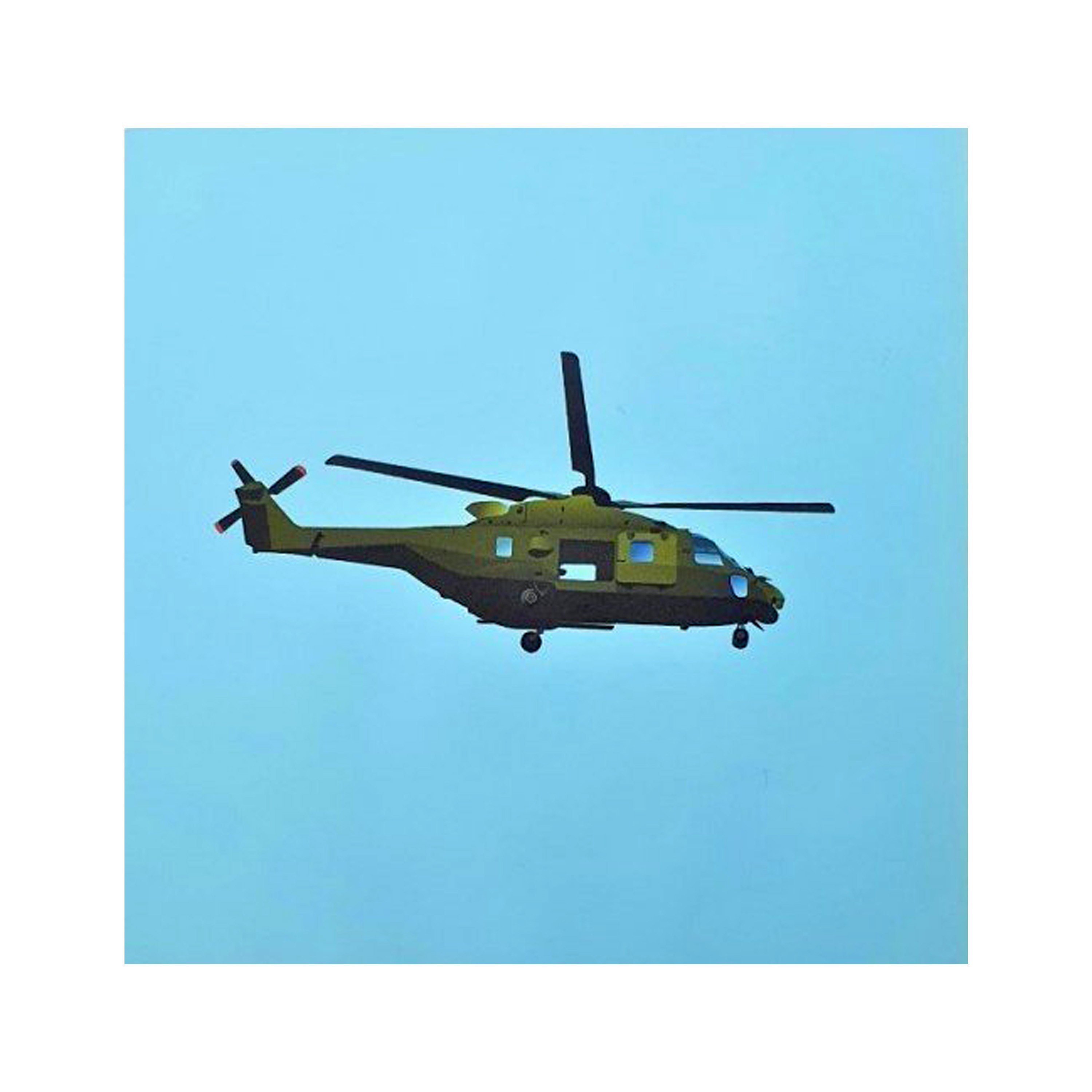 Helicopter Pop Up Card