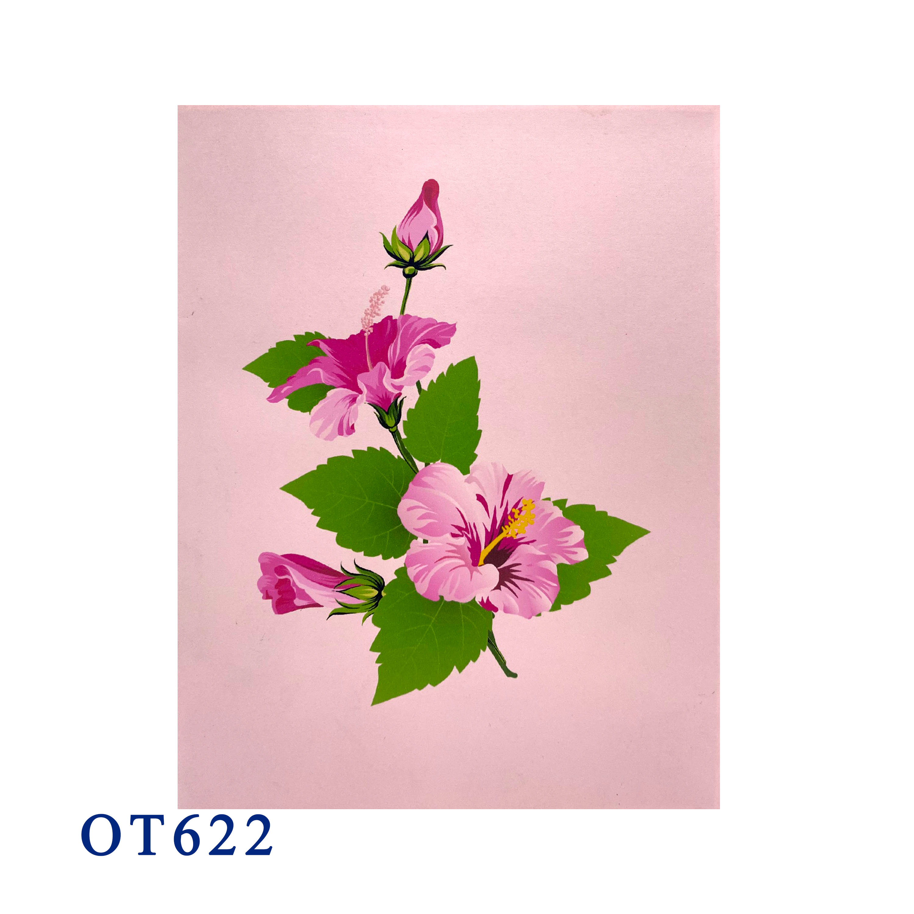 Hibiscus & Humming Bird Pop Up Card