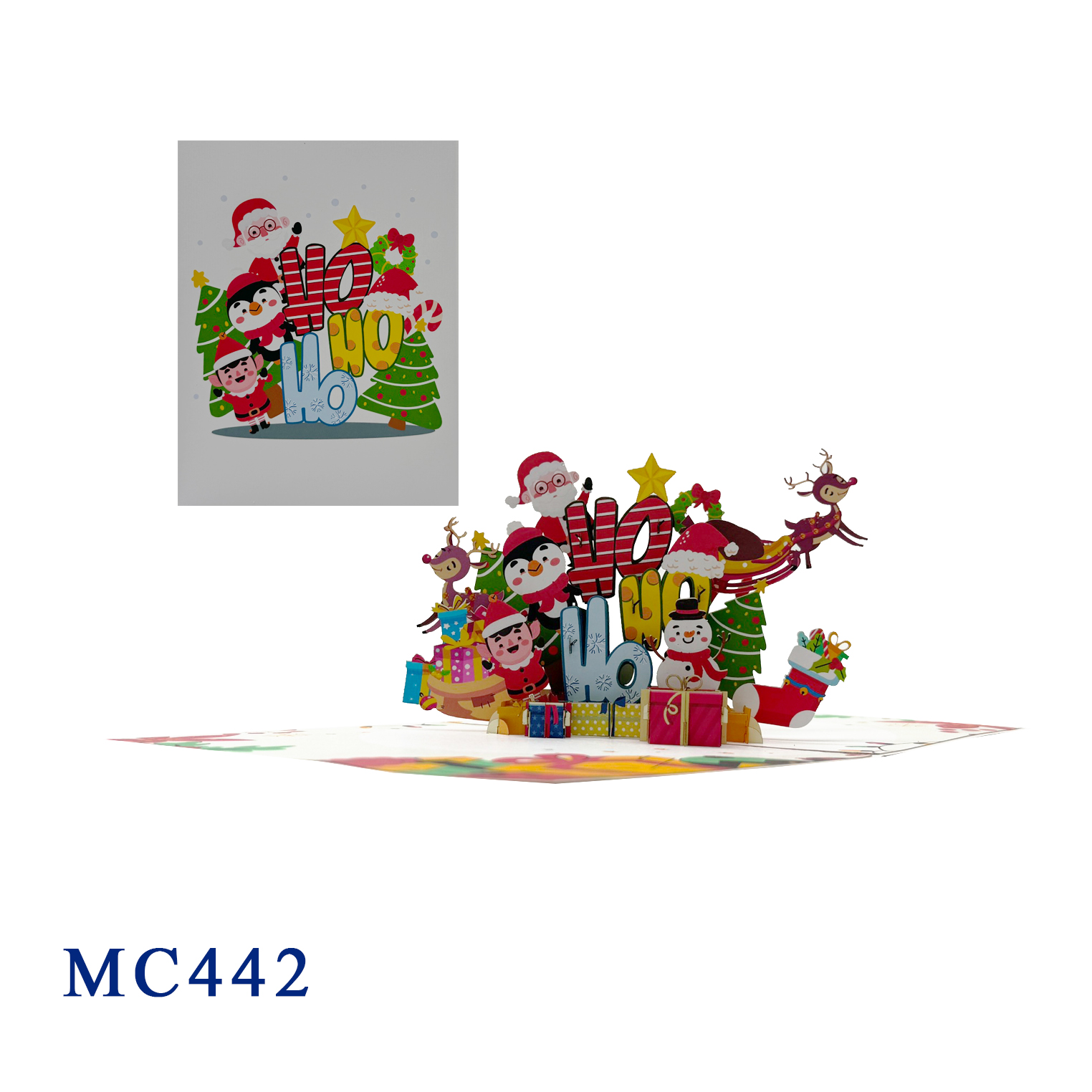 Ho Ho Ho Pop Up Card