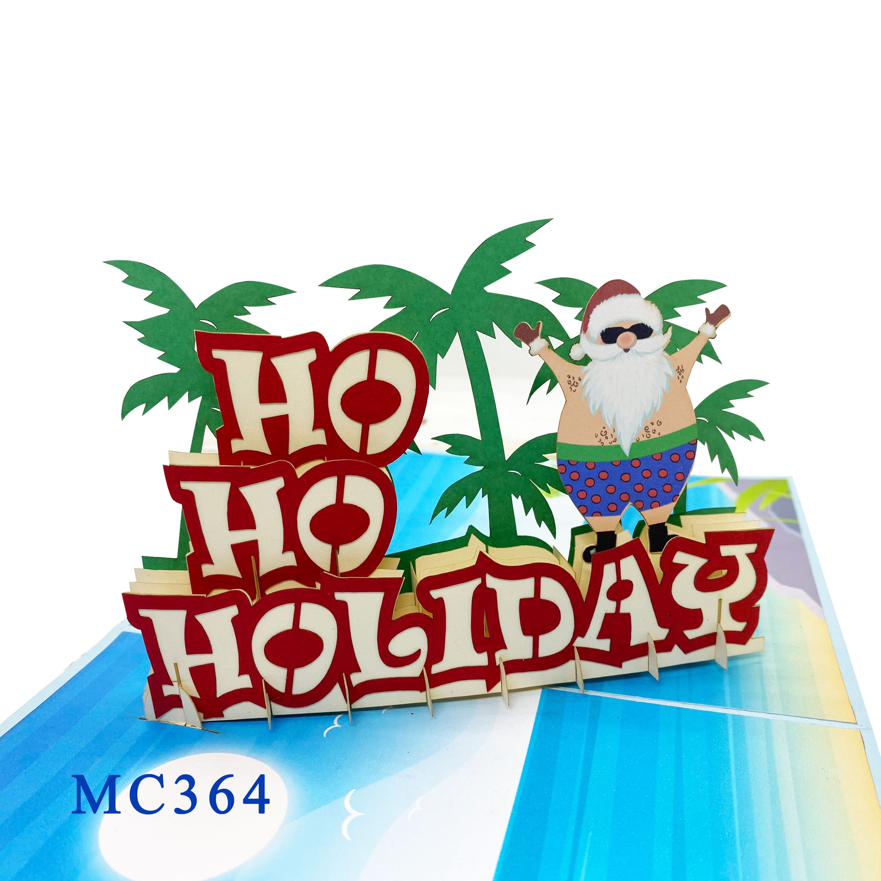 Ho Ho Holiday Pop Up Card