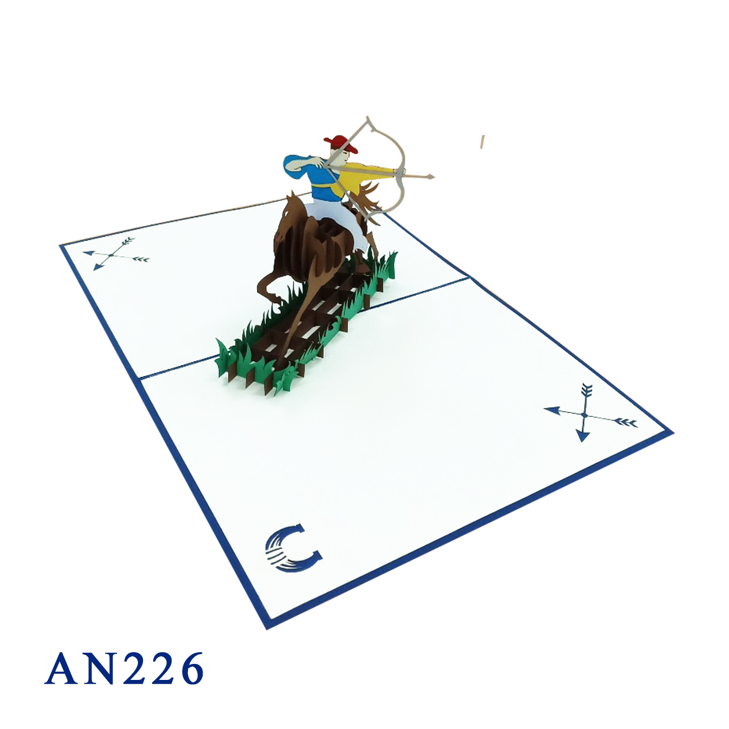 Horse Riding Pop Up Card