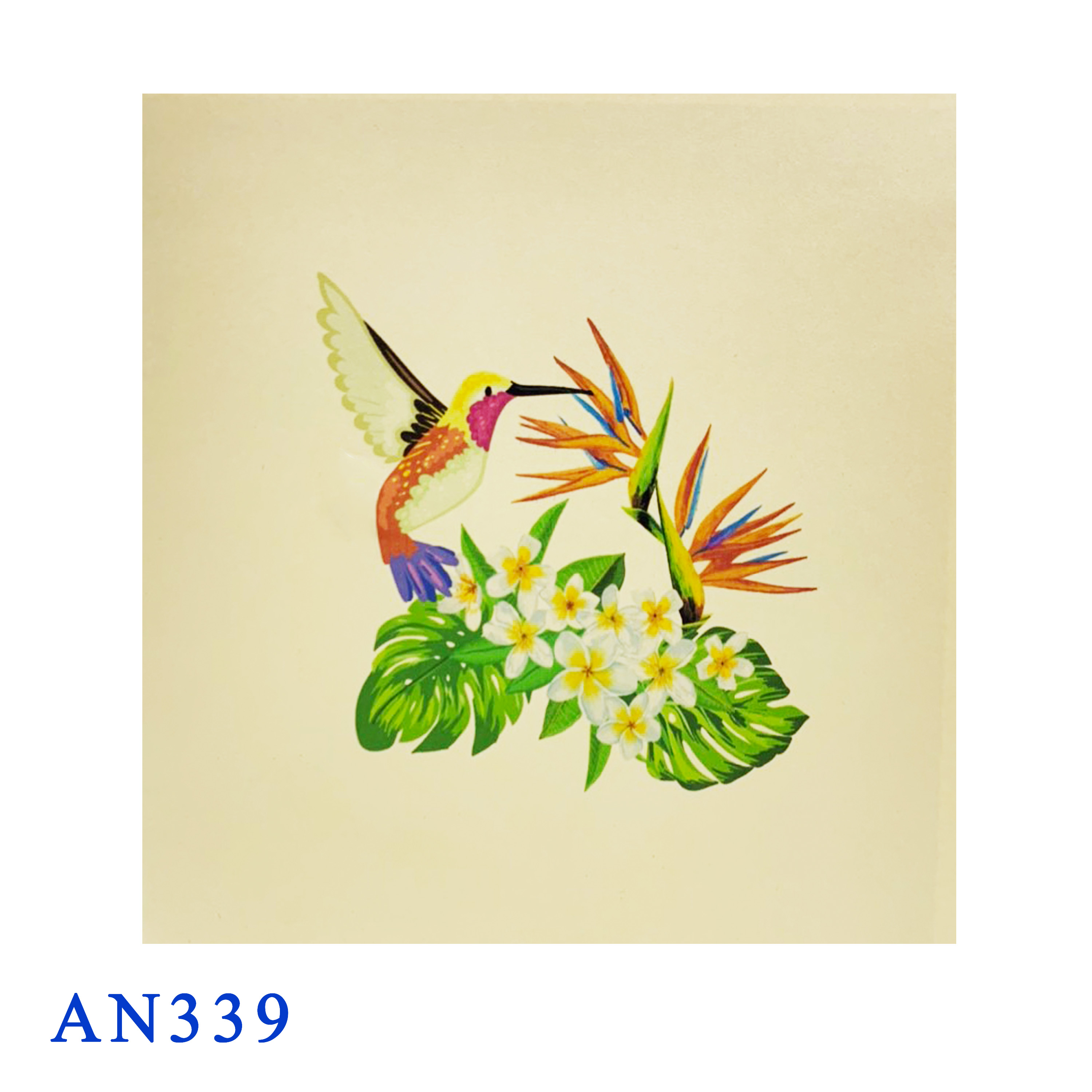 Humming Bird Pop Up Card