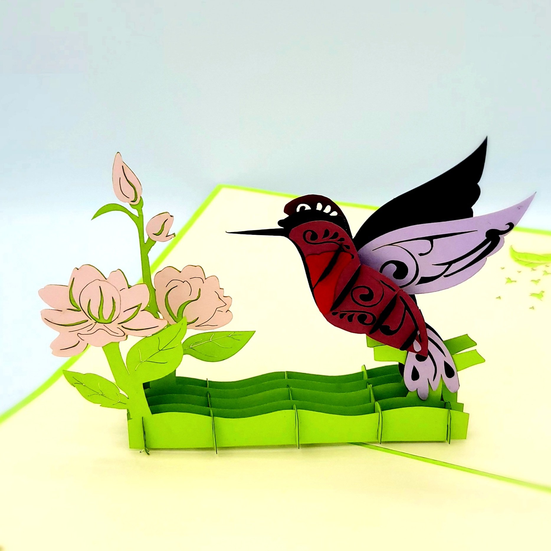 Humming Bird Pop Up Card