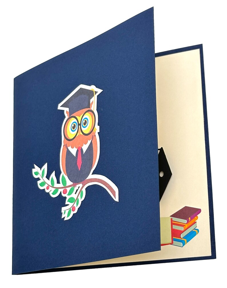 Graduated Owl Pop Up Card