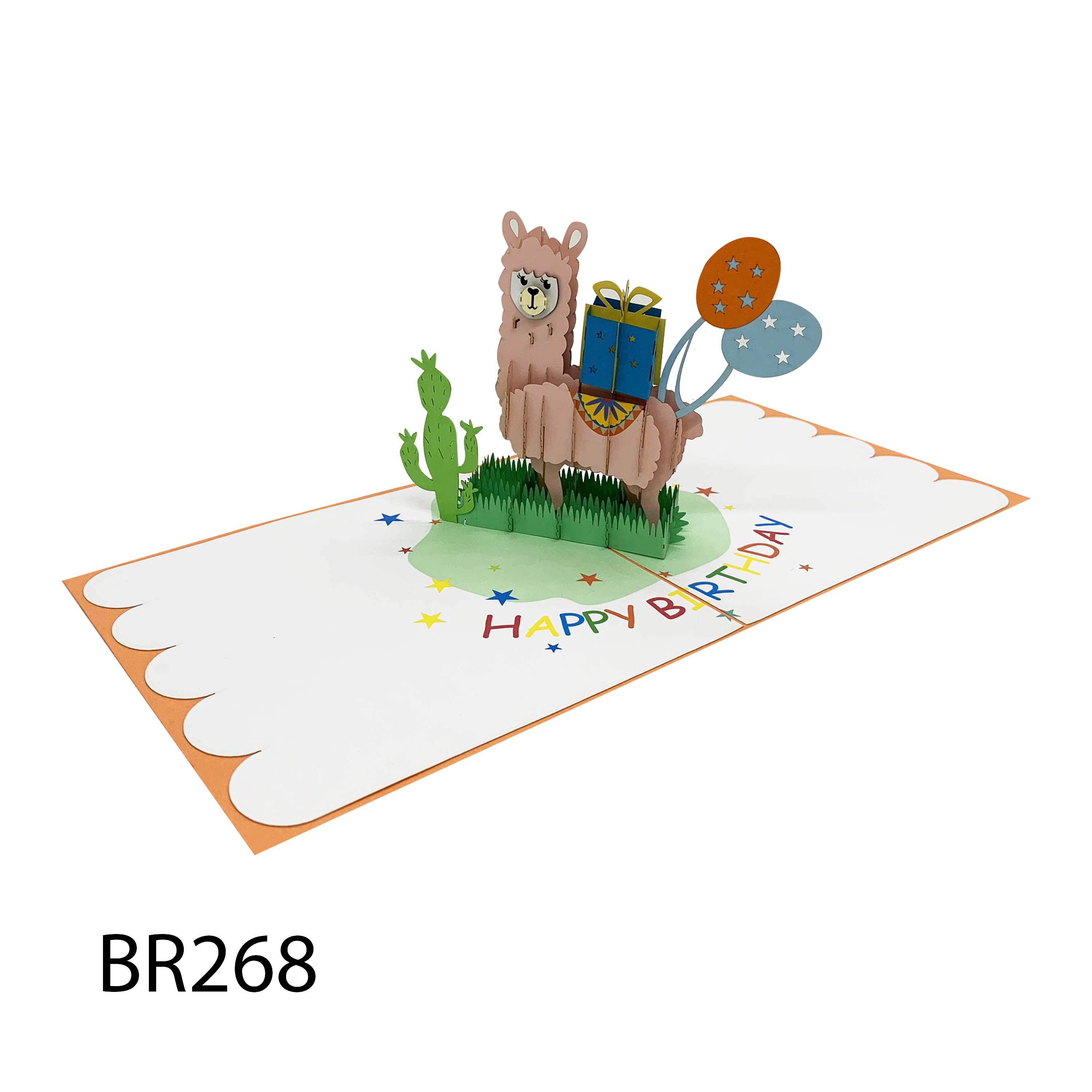 Llama Pop Up Card